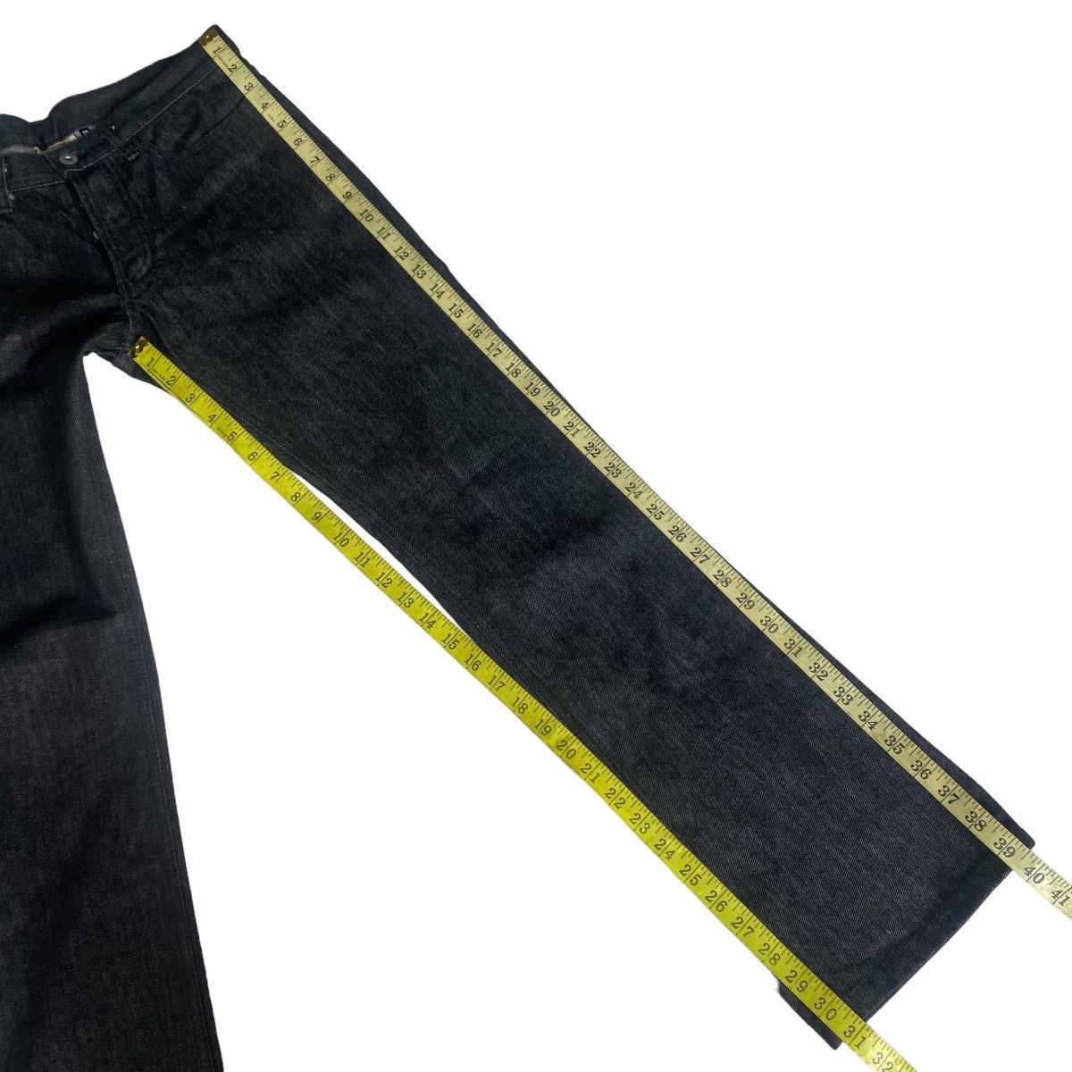 RIPVANWINKLE RIP VAN WINKLE Denim Flare Jeans Black Size US 29 - 16 Thumbnail