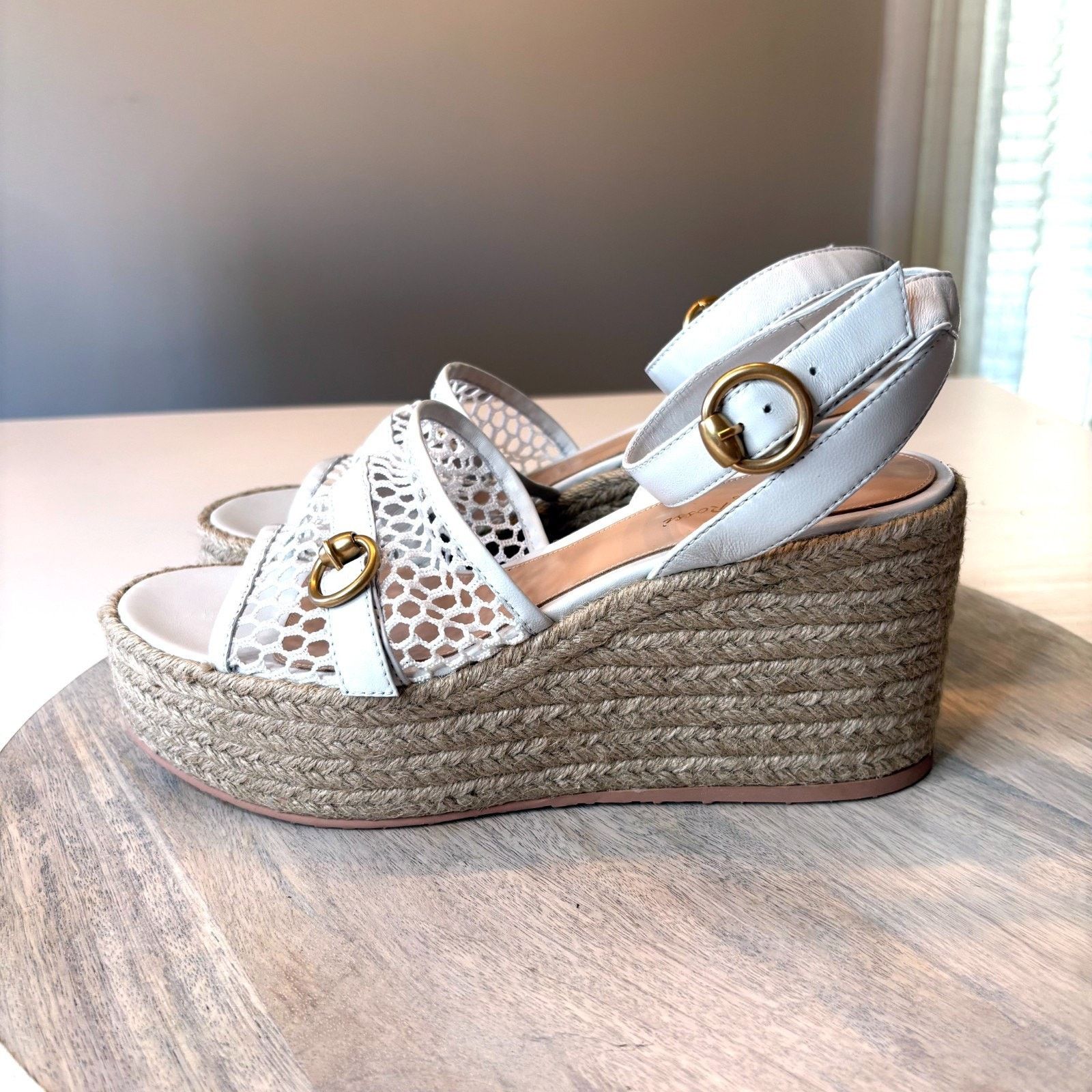 Gianvito Rossi Gianvito Rossi Espadrille Wedge Sandals Heels EU 41 US 11 Size US 11 / IT 41 - 2 Thumbnail