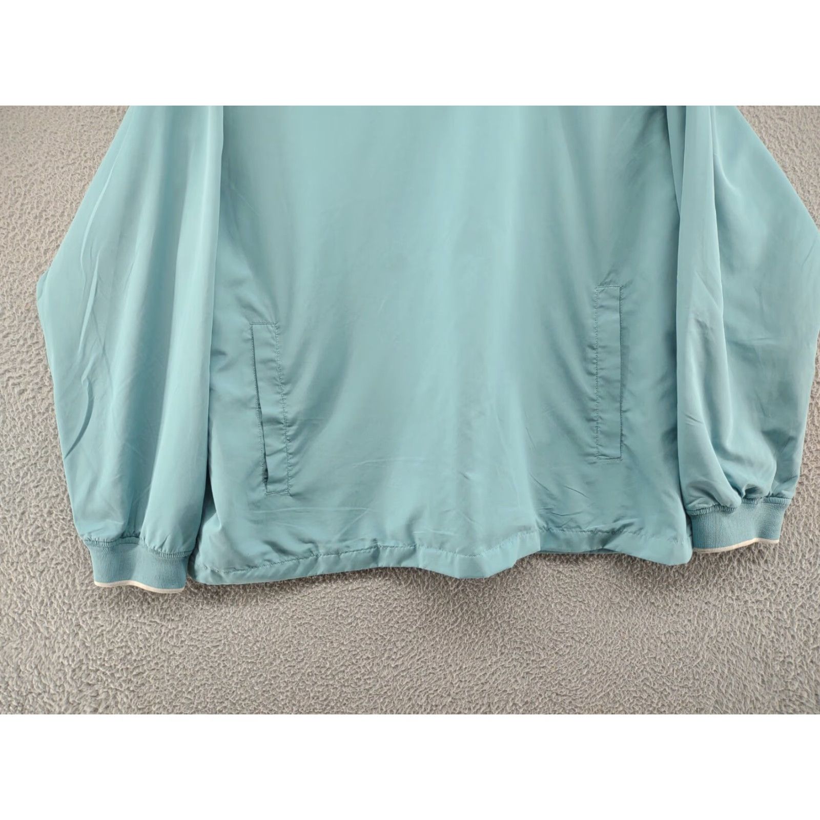 Vintage Cabela's Women's Windbreaker Pullover Lightweight Jacket L Blue Logo Pockets Windbreaker Vintage: No Size L / US 10 / IT 46 - 3 Thumbnail