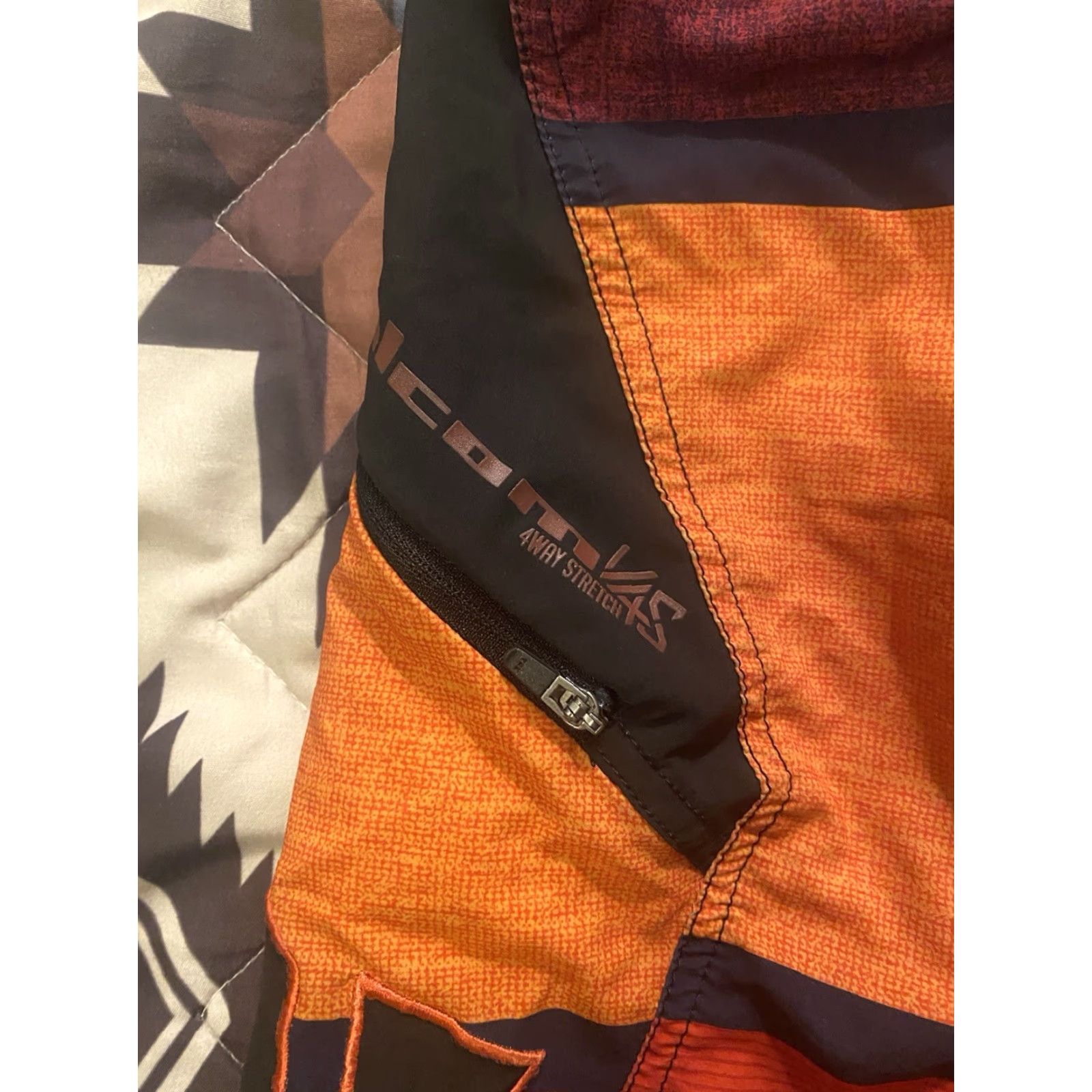 Volcom Volcom Board Shorts Men 32 Orange 4 Way Stretch Embroidered Logo Beach Lifeguard Surfing Sport 90s Y2K Size US 32 / EU 48 - 5 Thumbnail