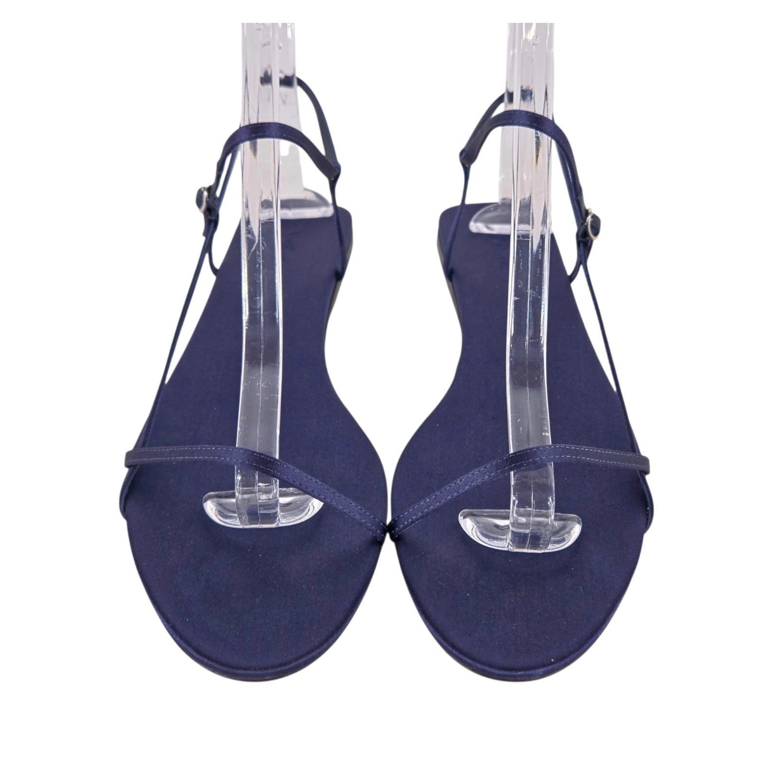 The Row The Row Bare Flat Sandals US 9 EU 39 Womens Midnight Blue Size US 9 / IT 39 - 2 Thumbnail