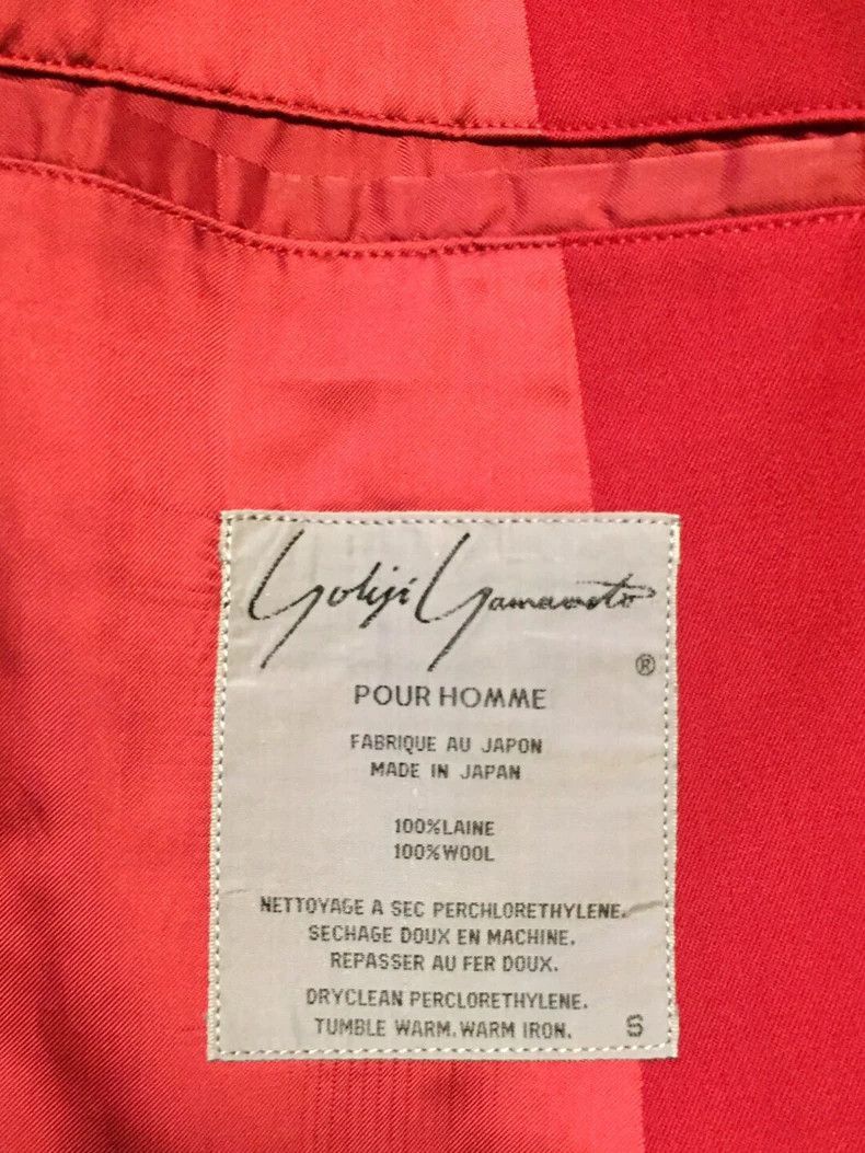 Yohji Yamamoto Yohji Yamamoto Yohji Yamamoto achive Red suit Size US M / EU 48-50 / 2 - 2 Thumbnail