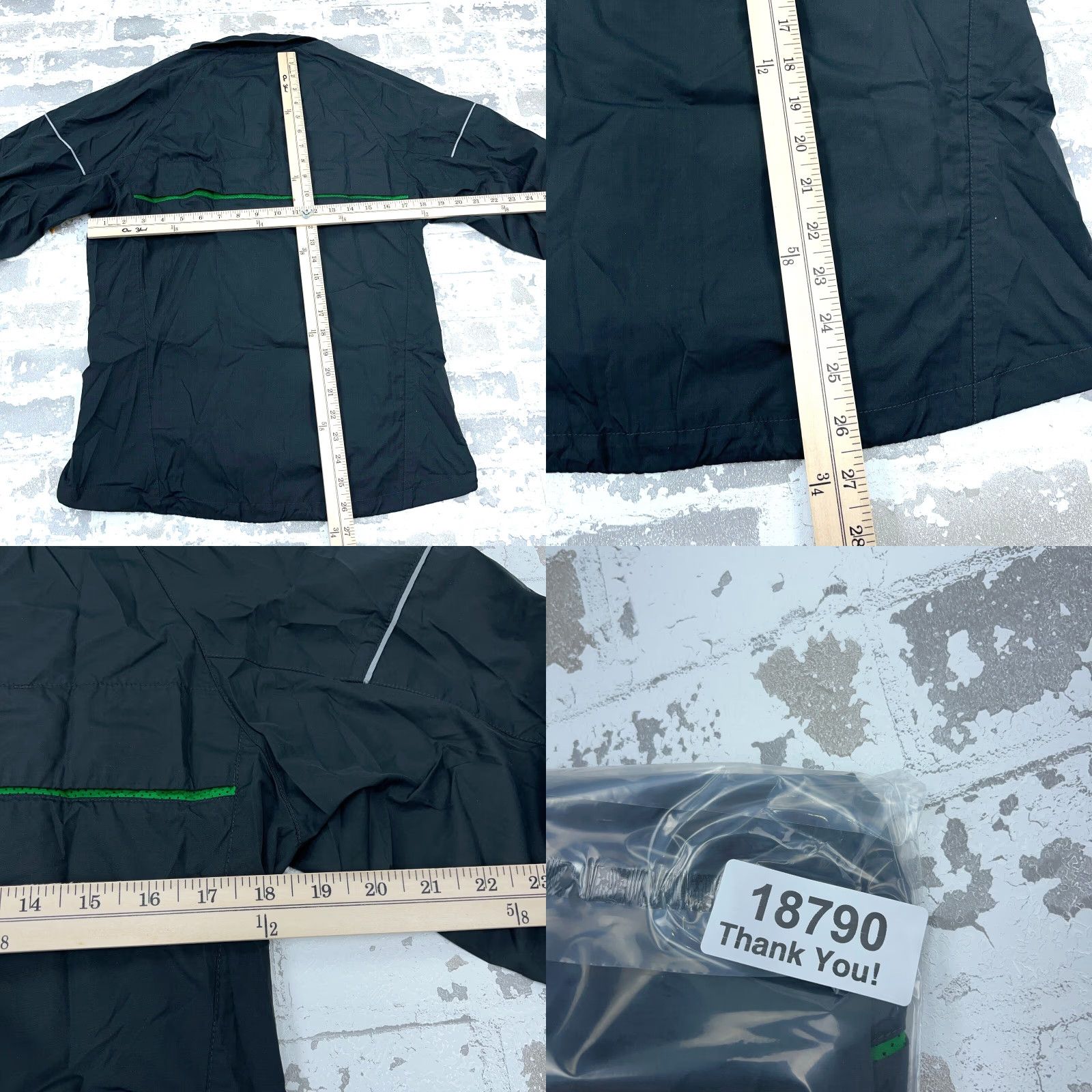Nike Nike Jacket Men Small Gray Windbreaker Track Suit Featherlight Performance Run Size 36R - 8 Thumbnail
