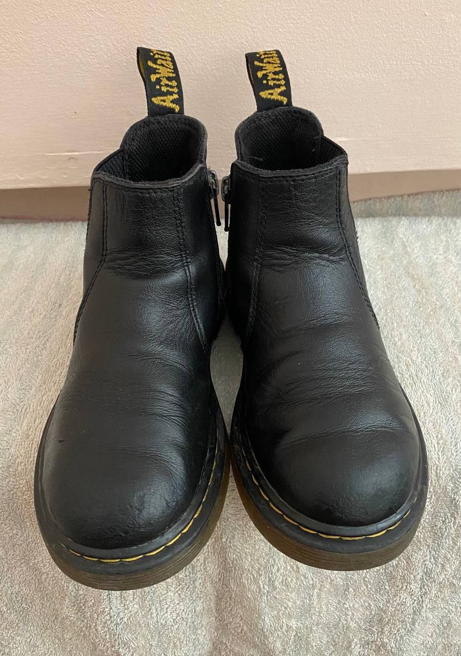 Dr. Martens × Vintage Dr. Martens JUNIOR 2976 SOFTY T LEATHER CHELSEA BOOTS Size US 4 / IT 34 - 2 Thumbnail