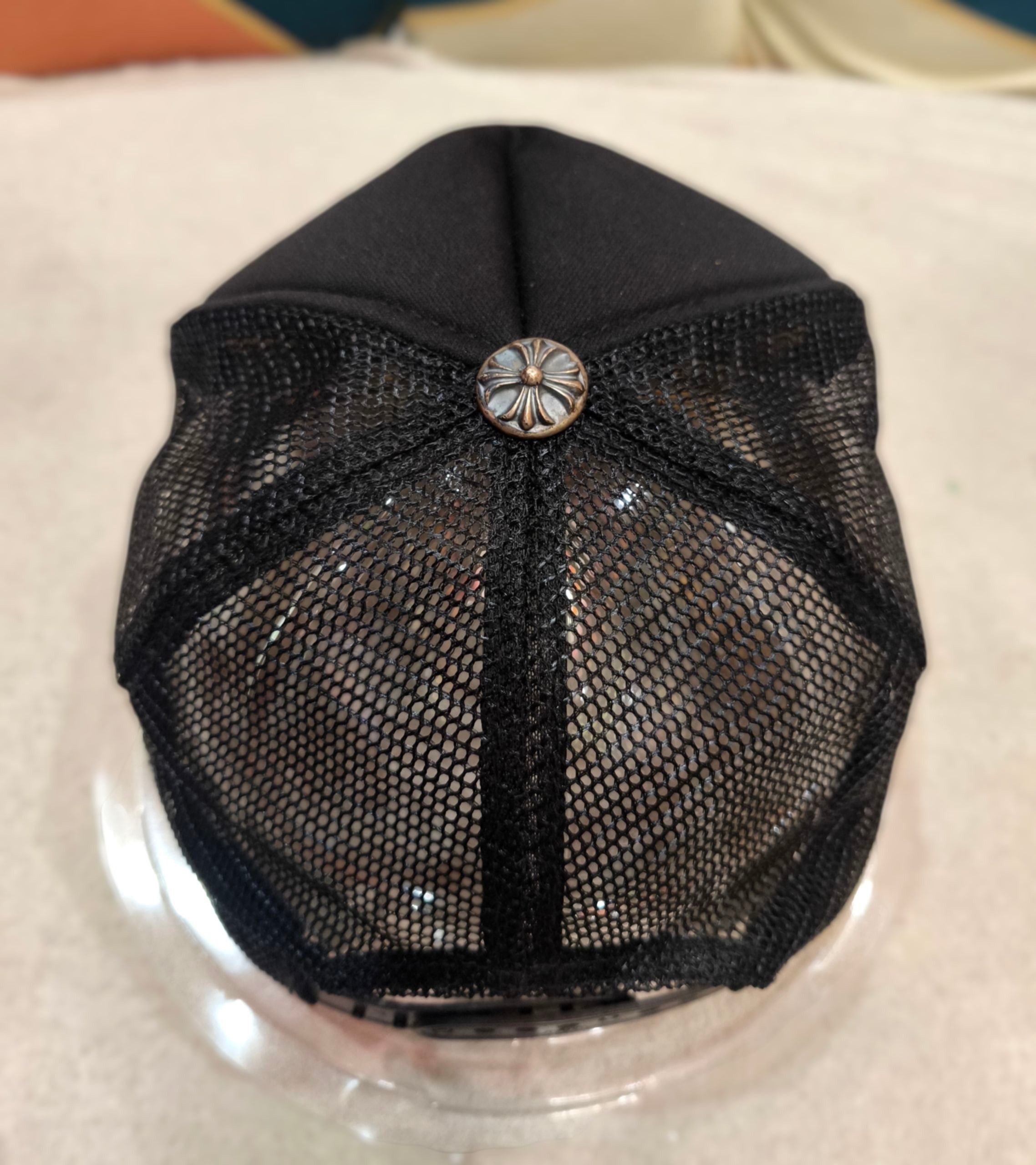 Chrome Hearts Vintage Chrome Hearts FUCK Trucker Cap Leather Patch Size ONE SIZE - 4 Thumbnail