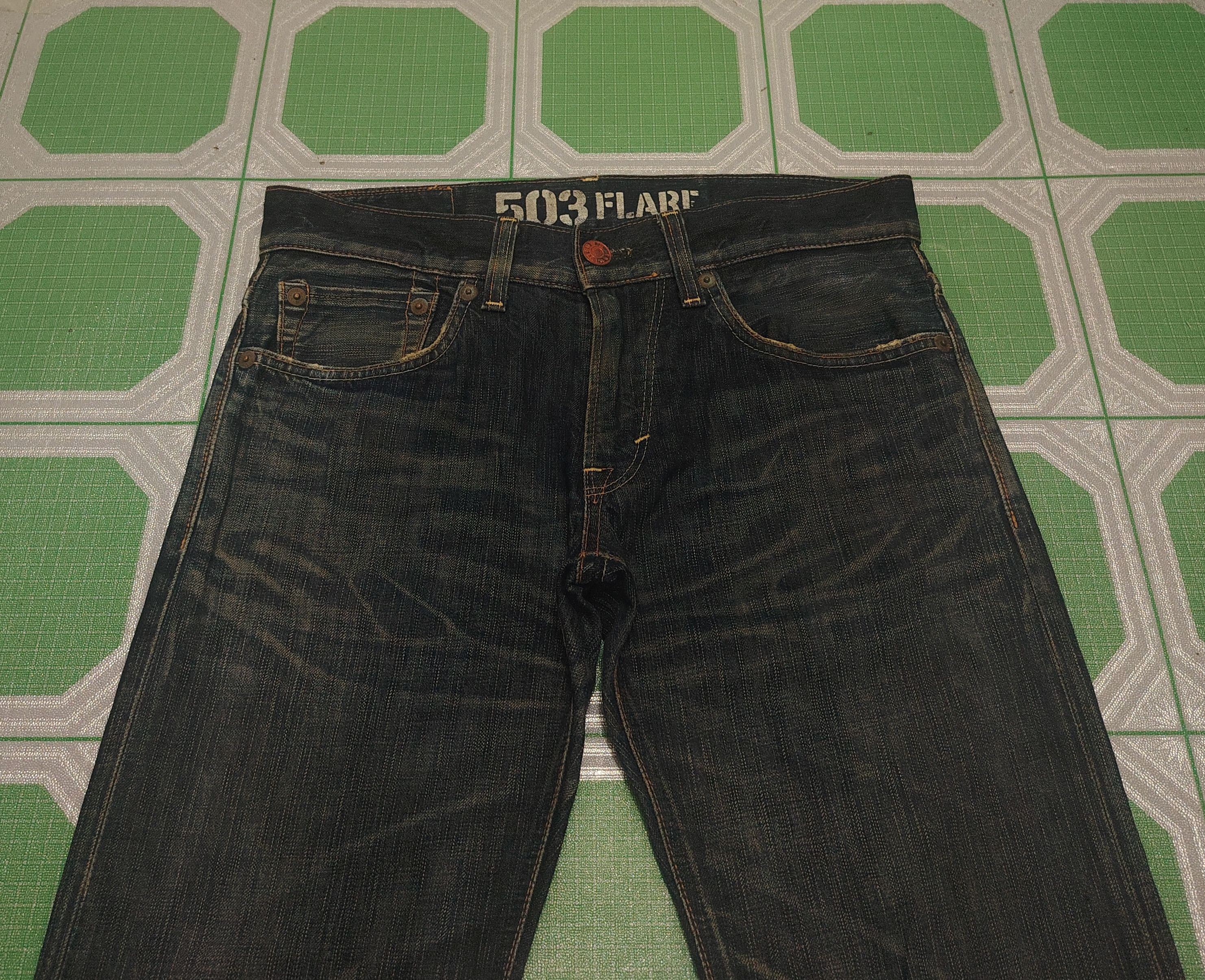 Edwin Japanese Edwin 503 FLARE Jeans Distressed Jeans Size US 32 / EU 48 - 5 Thumbnail