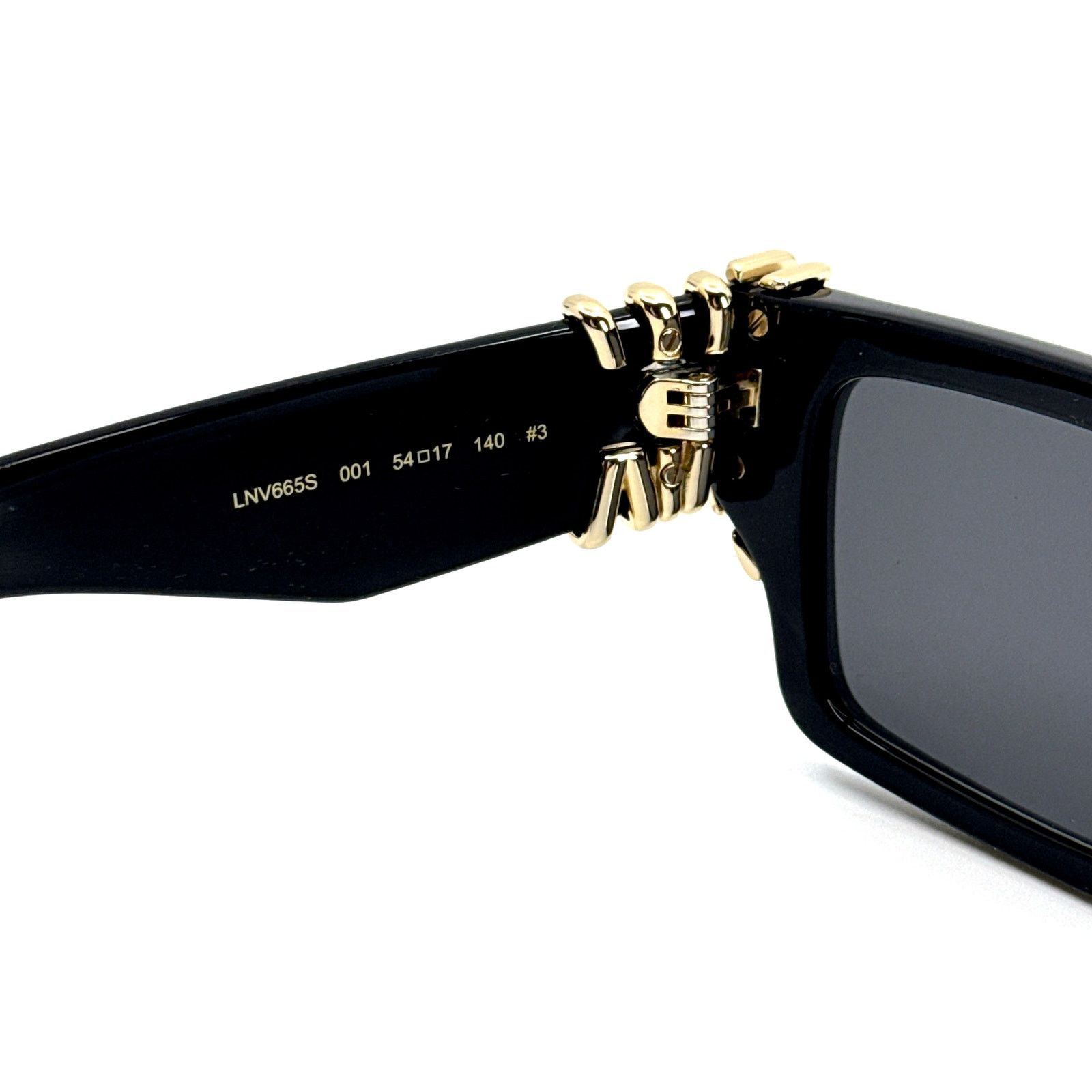 Lanvin New, LANVIN Sunglasses LNV665S 001 Authentic Size ONE SIZE - 8 Thumbnail