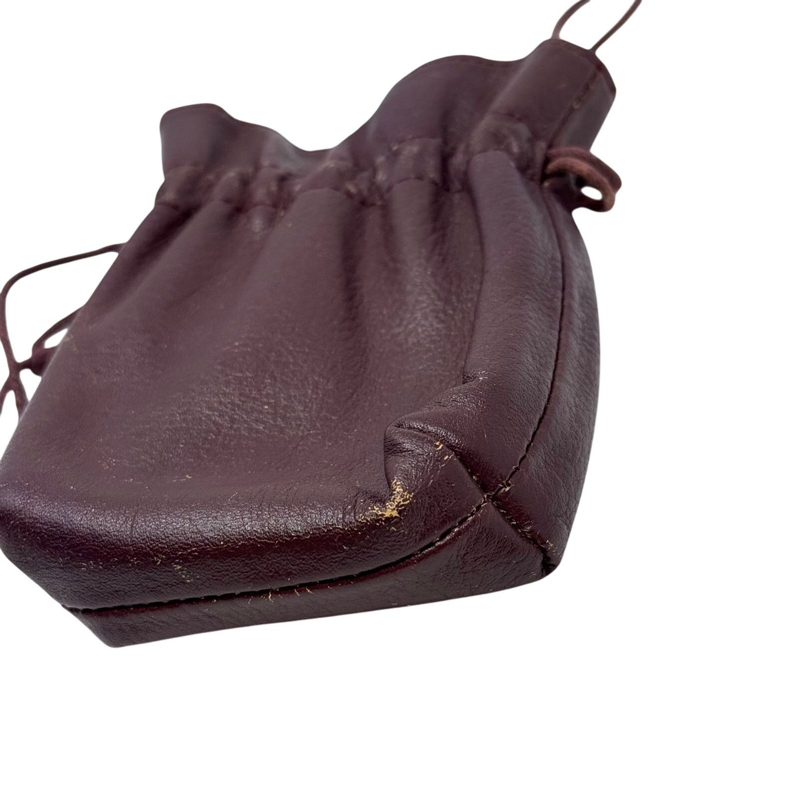 Cartier Cartier Dark Red Leather Pouch Size ONE SIZE - 10 Thumbnail