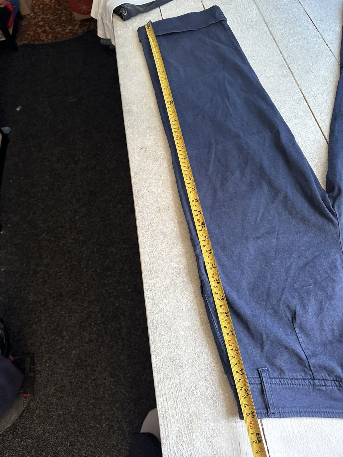 Other 🚨BRUNO CANETTI BLUE WOMEN LUXURY OLD MONEY WIDE PANTS Size 28" / US 6 / IT 42 - 15 Thumbnail