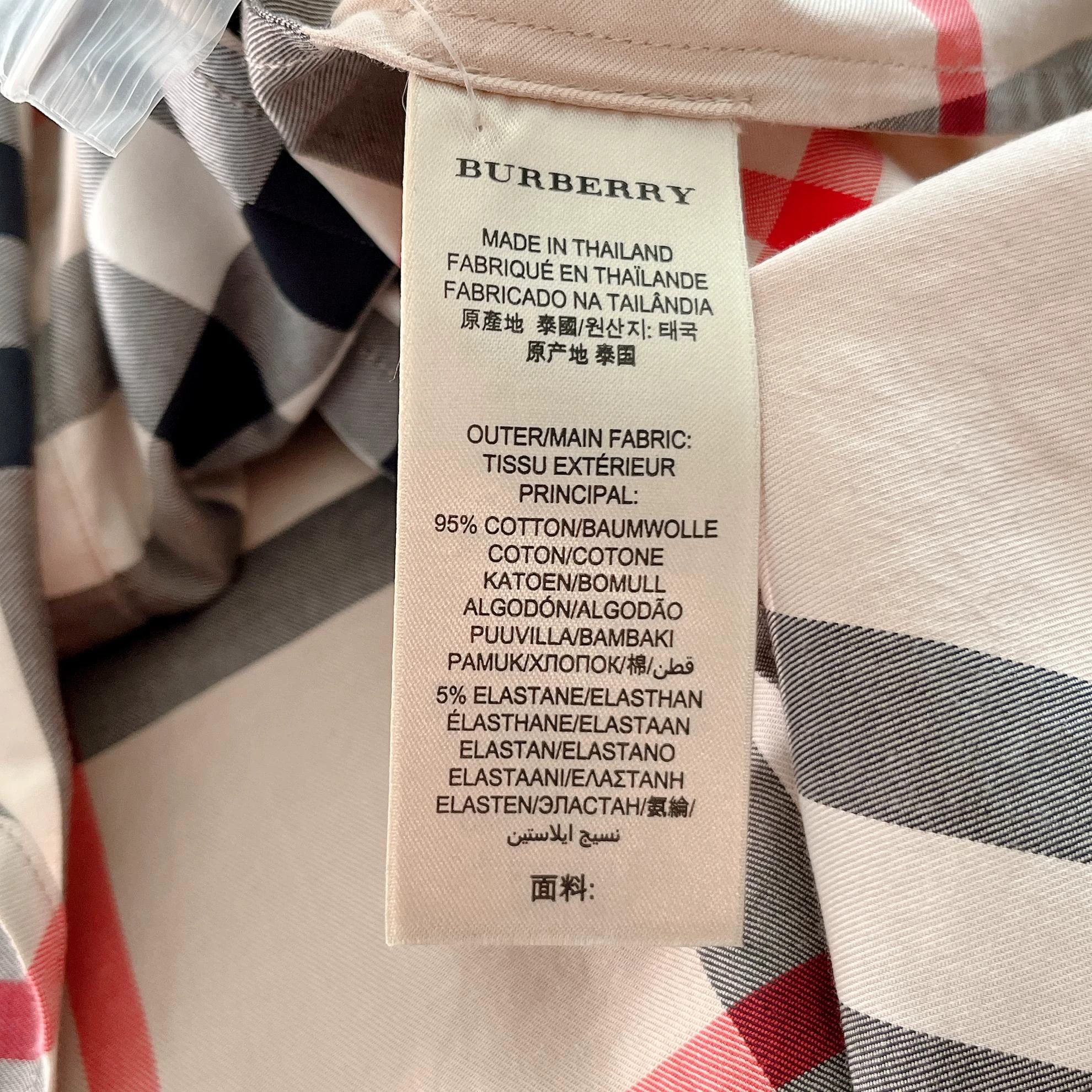 Burberry Burberry long-sleeve check shirt S/P 8506 Size S / US 4 / IT 40 - 8 Thumbnail