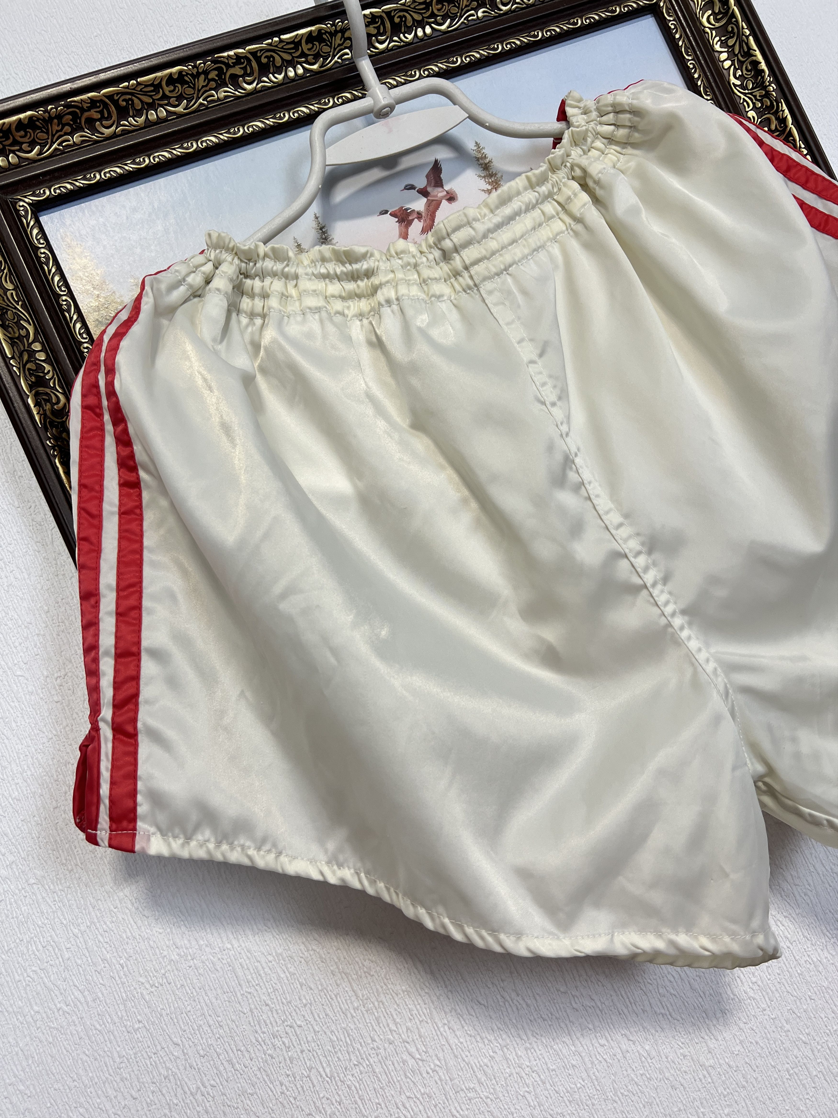 Adidas Vintage Adidas Nylon White Shorts Run Athletic Rare Hype Size US 34 / EU 50 - 3 Thumbnail