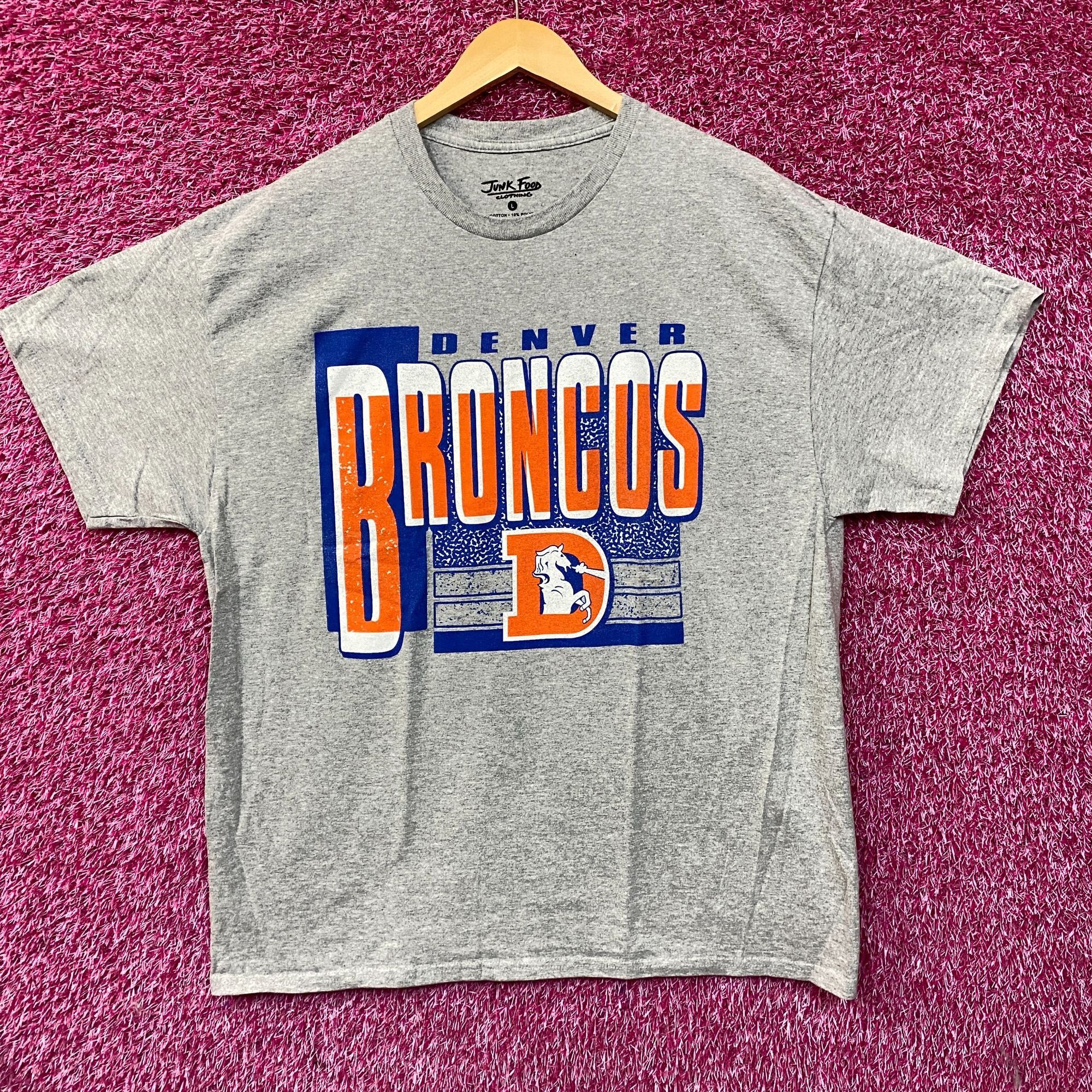 Junk Food Junk Food Clothing NFL Denver Broncos Complete T-Shirt Large Size US L / EU 52-54 / 3 - 1 Thumbnail