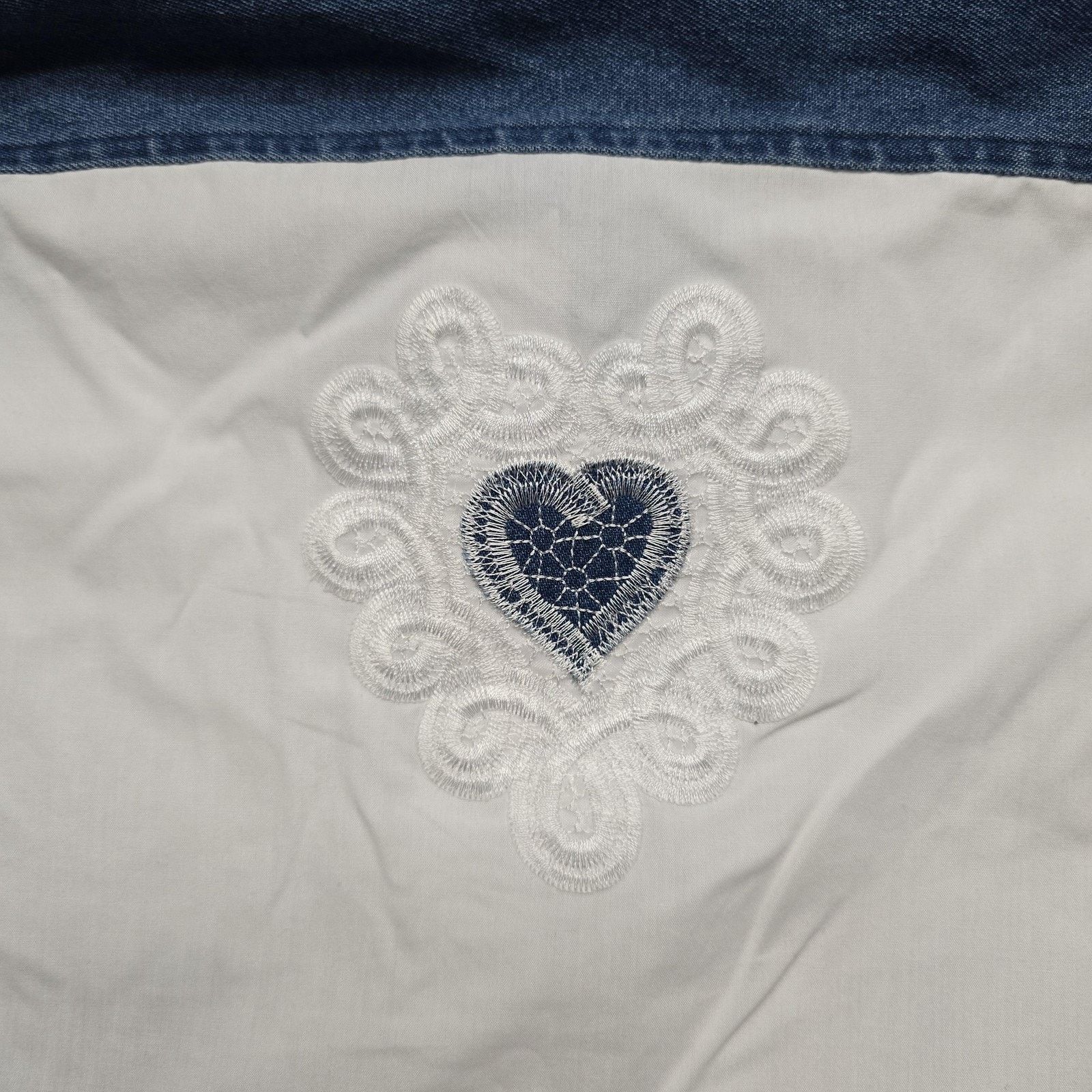 Vintage Vintage Las Olas Blouse L Coquette Western Heart Lace Pocket Size L / US 10 / IT 46 - 9 Thumbnail