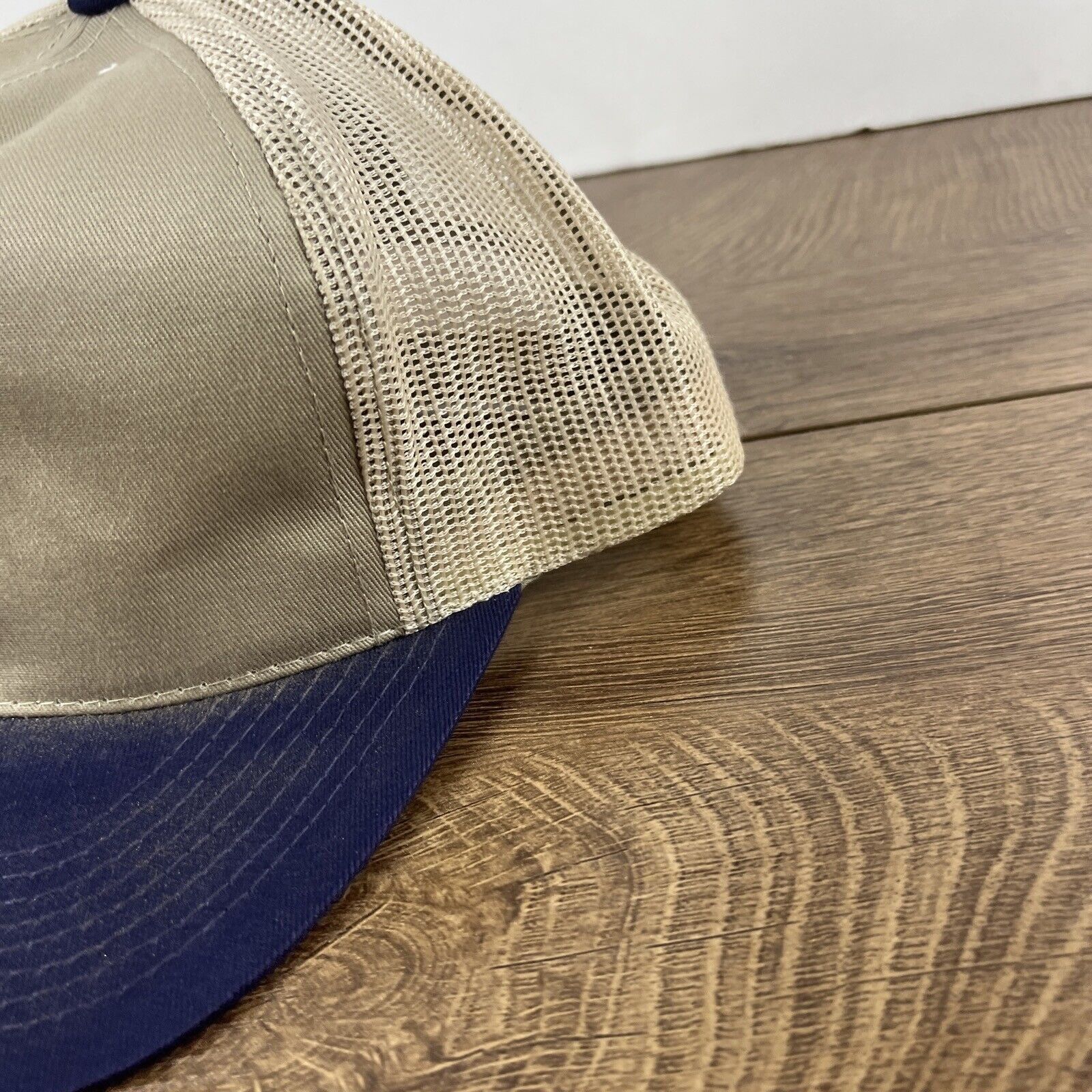 Other Tan Blue Baseball Hat Hat Tan Brown Hat Adjustable Snapback Size ONE SIZE - 8 Thumbnail