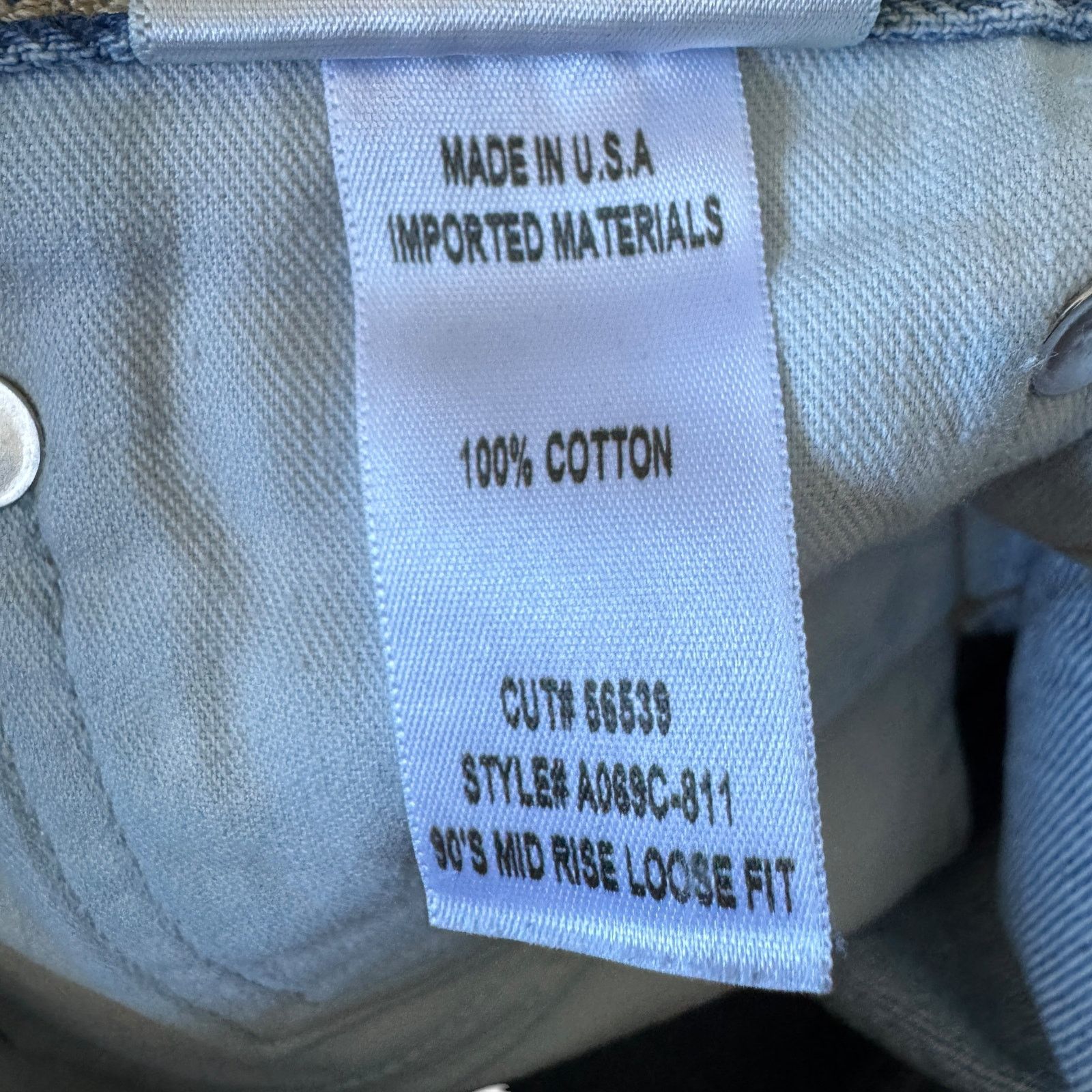 Agolde AGOLDE 90's Mid Rise Loose Jeans Fall Out Distressed Size 24" / US 00 / IT 34 - 7 Thumbnail
