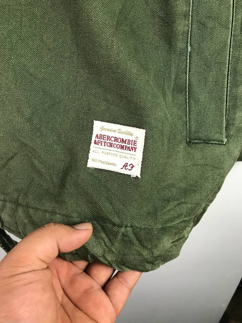 Abercrombie & Fitch Vintage Half Zipper Anorak Abercrombie jacket Inspired Army Size US M / EU 48-50 / 2 - 7 Thumbnail