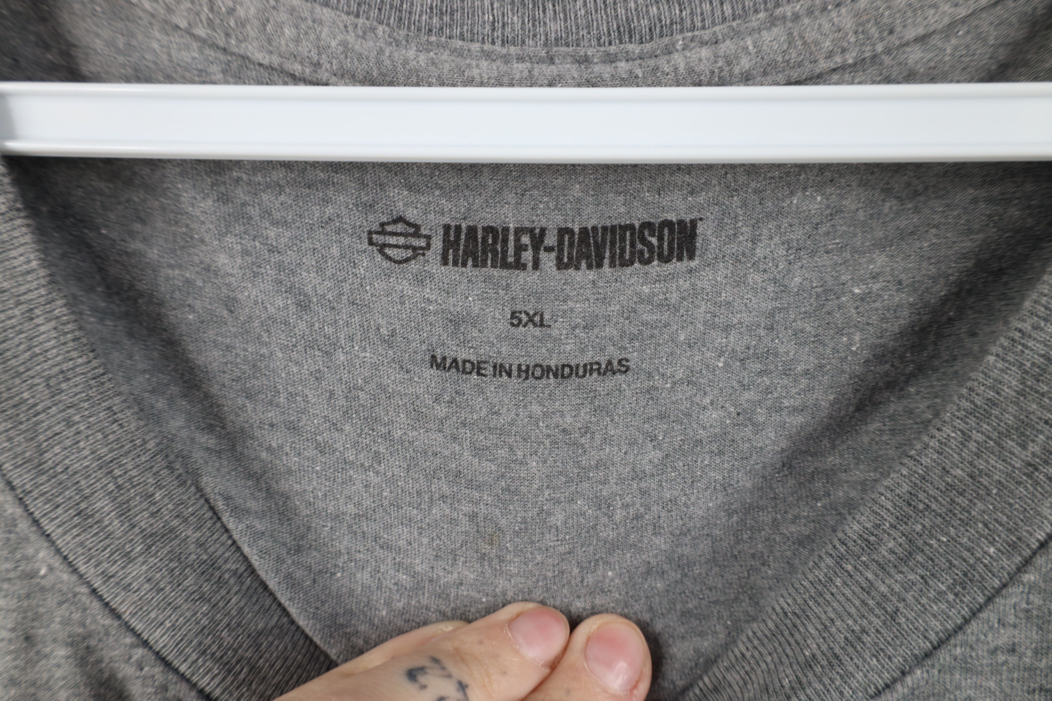 Harley Davidson Harley Davidson Block Letter Spell Out T-Shirt Heather Gray Size US XXL / EU 58 / 5 - 9 Thumbnail
