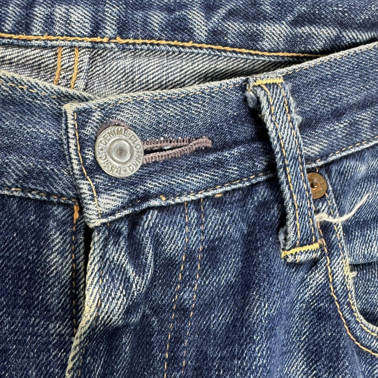 Denime 🌟DENIM JAPAN PATCHWORK JEANS PANTS Size US 34 / EU 50 - 6 Thumbnail