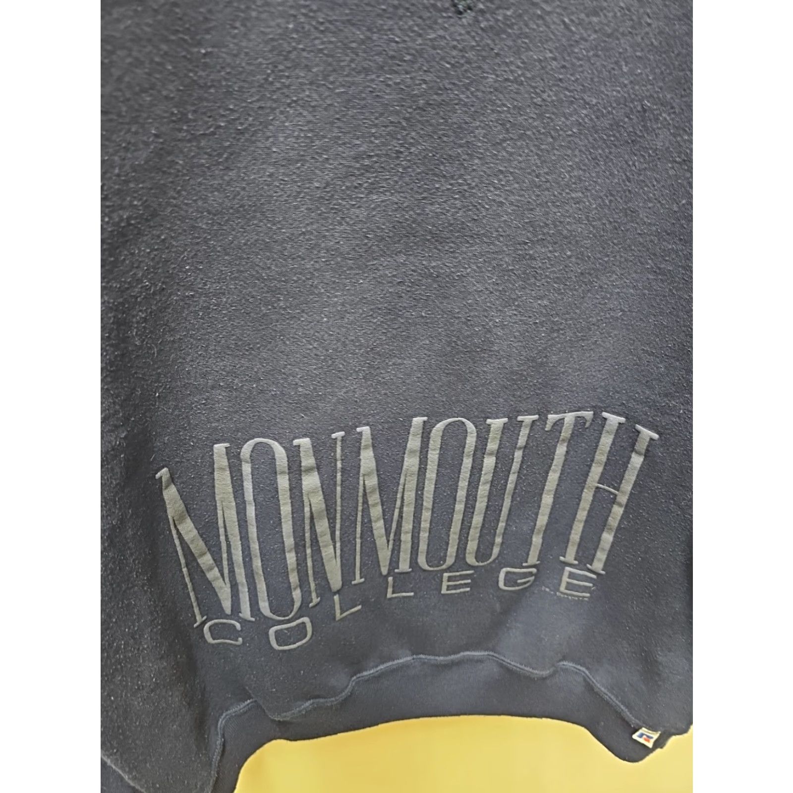 Russell Athletic Vtg 90’s Monmouth College Russell Crewneck Sweatshirt XL Blue Mens Regular Cotton Blend Pullover 3/2 ss Reversible Distressed Size US XL / EU 56 / 4 - 4 Thumbnail