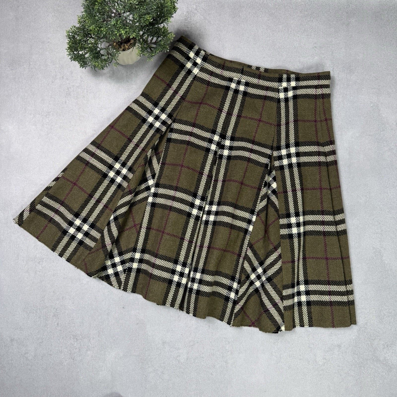 Burberry Burberry London Check Women Midi Skirt Size 31" - 11 Thumbnail