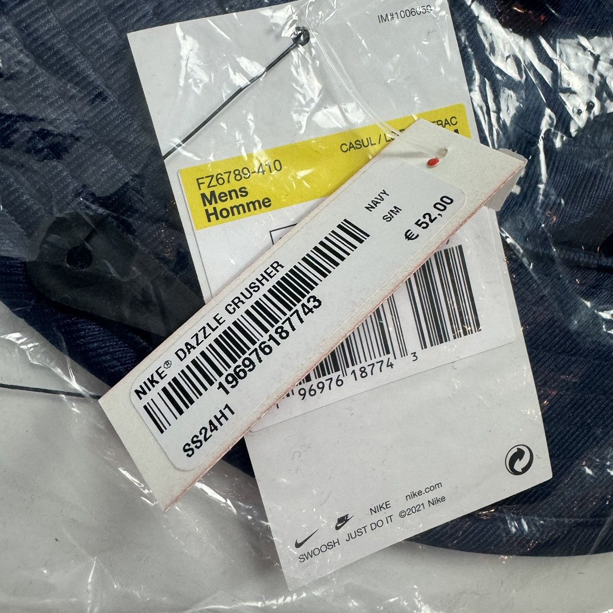 Nike × Supreme Supreme Nike Dazzle Crusher Navy Size S/M Size ONE SIZE - 5 Thumbnail