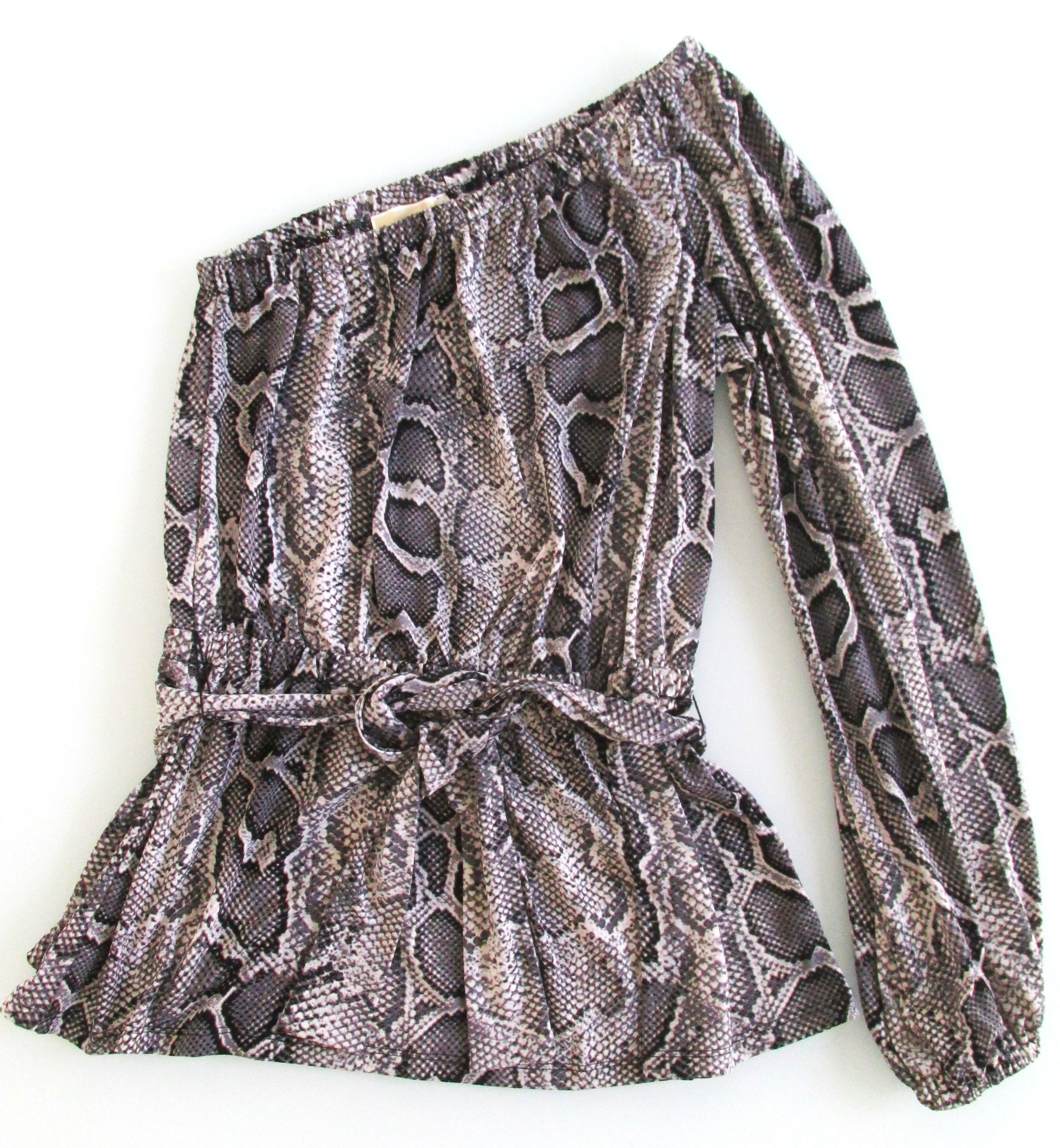 Michael Kors Michael Kors Women's One Shoulder Knit Blouse Size Small Size S / US 4 / IT 40 - 1 Thumbnail