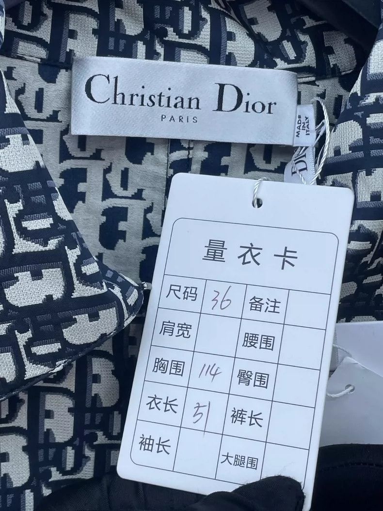 Dior Dior 25 Spring and Summer New Old Flower Lapel Short Sleeve Size XS / US 0-2 / IT 36-38 - 6 Thumbnail