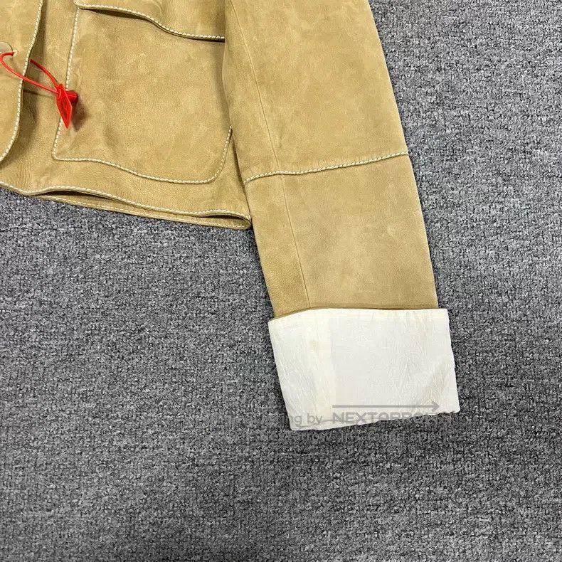 Loewe Loewe Suede Short Leather Jacket Size XXS / US 00 / IT 34 - 3 Thumbnail