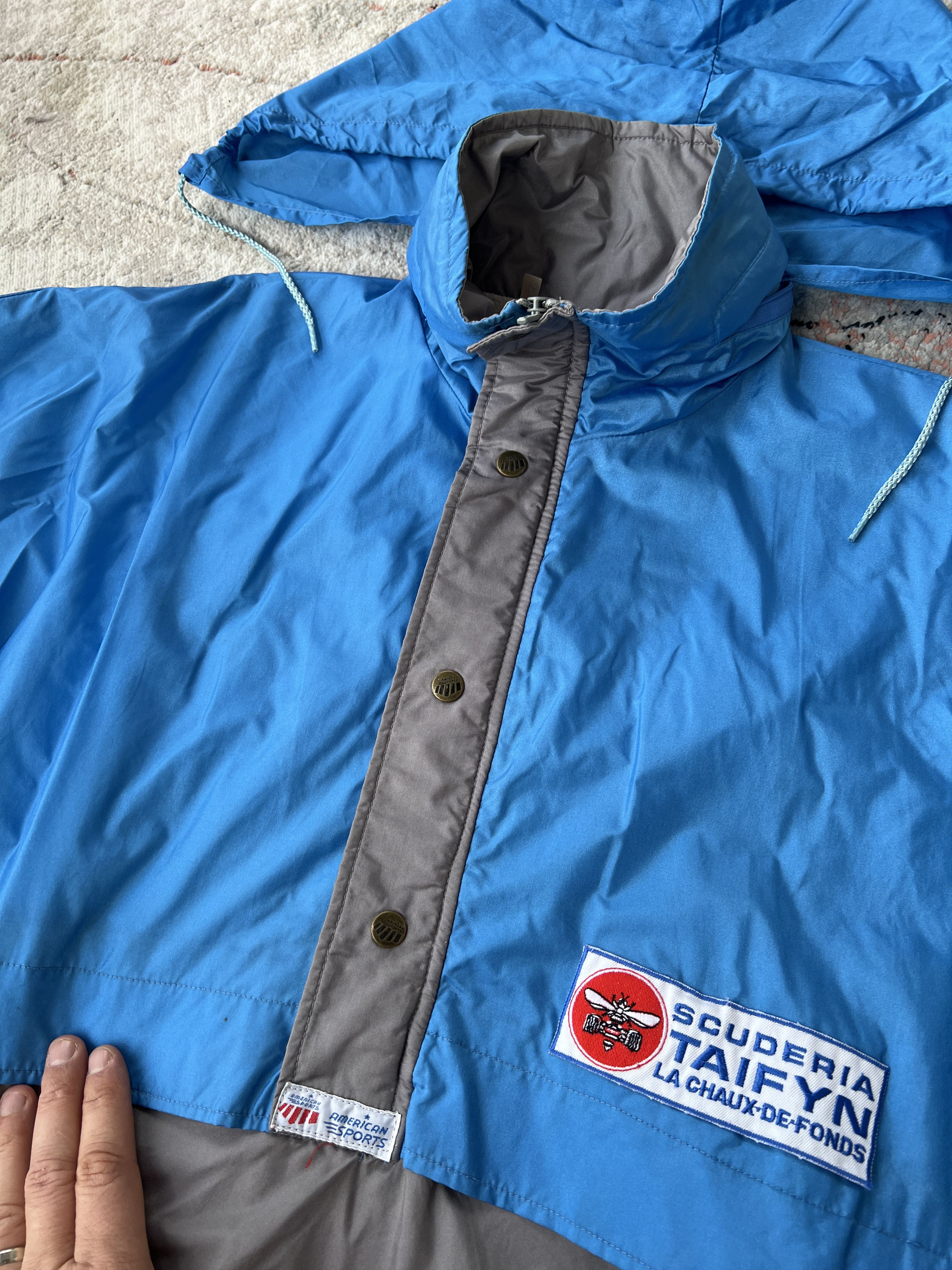 Vintage American Sport Scuderia Taifyn La Chaux-De-Founds Size US L / EU 52-54 / 3 - 2 Thumbnail