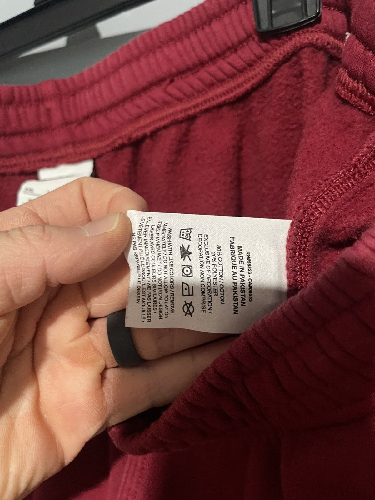 Nike Nike Sweatpants Men’s Sz XXL Maroon Fleece Jogger Drawstring Size US 38 / EU 54 - 8 Thumbnail