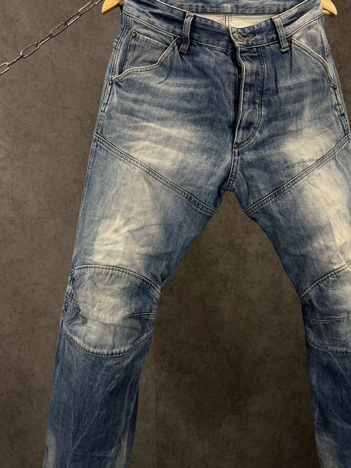 G-Star G Star Raw vintage biker jeans Size US 30 / EU 46 - 3 Thumbnail