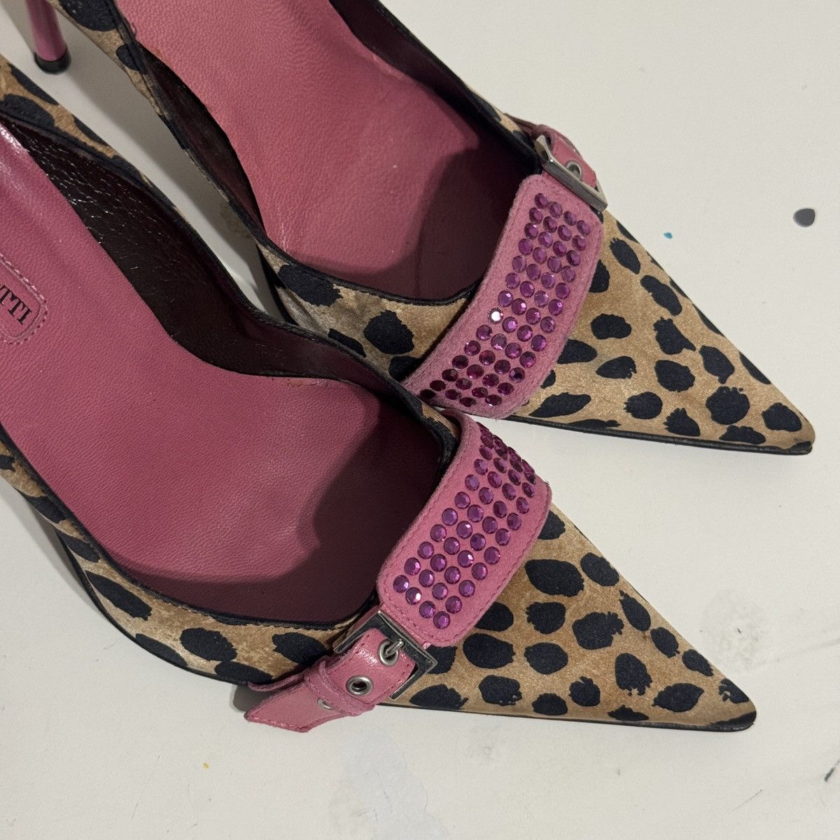 Other Cesare Paciotti Leapord Heels Size US 8.5 / IT 38.5 - 5 Thumbnail