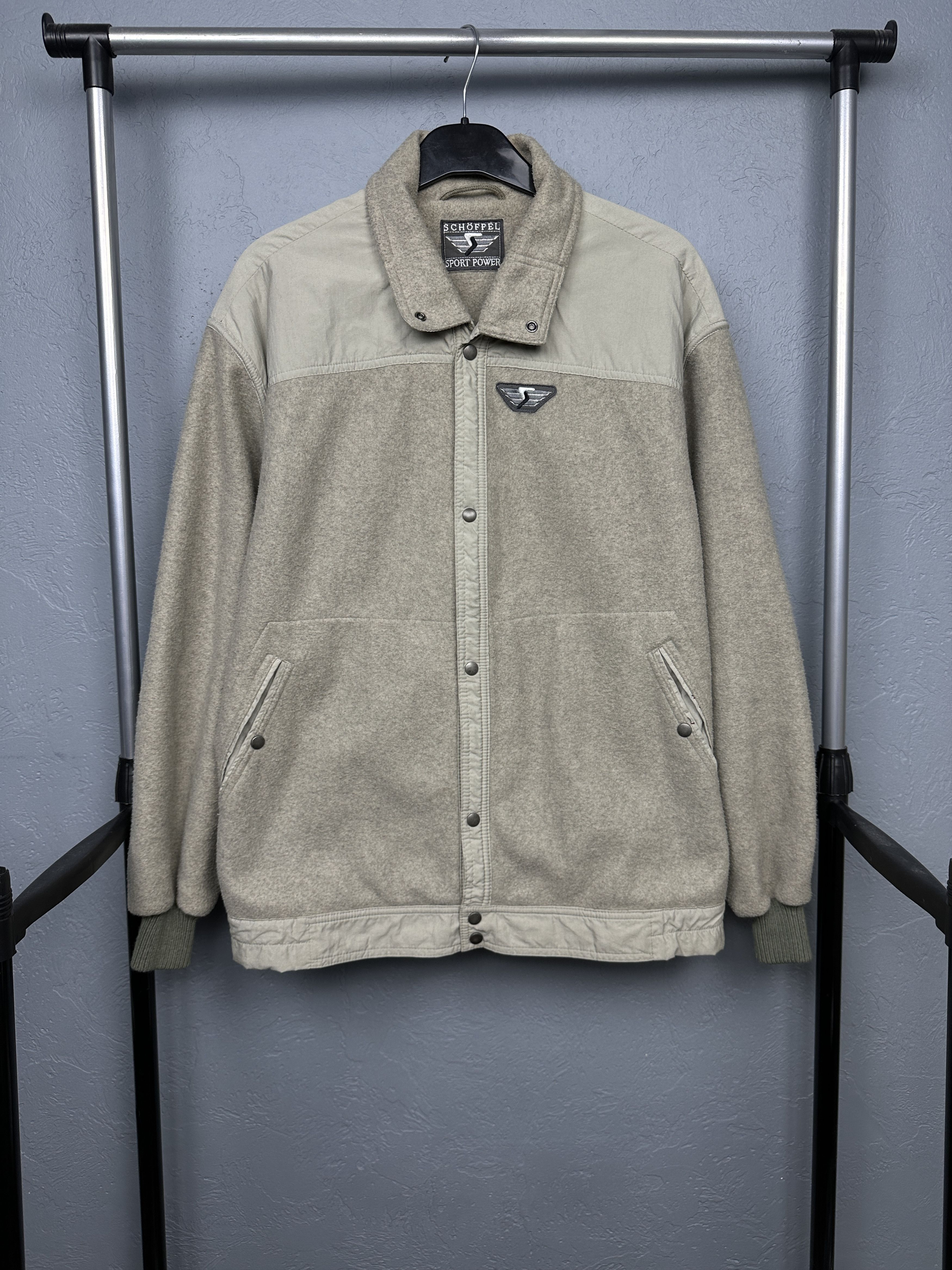 Schoffel 90s Vintage Mens Fleece Jacket