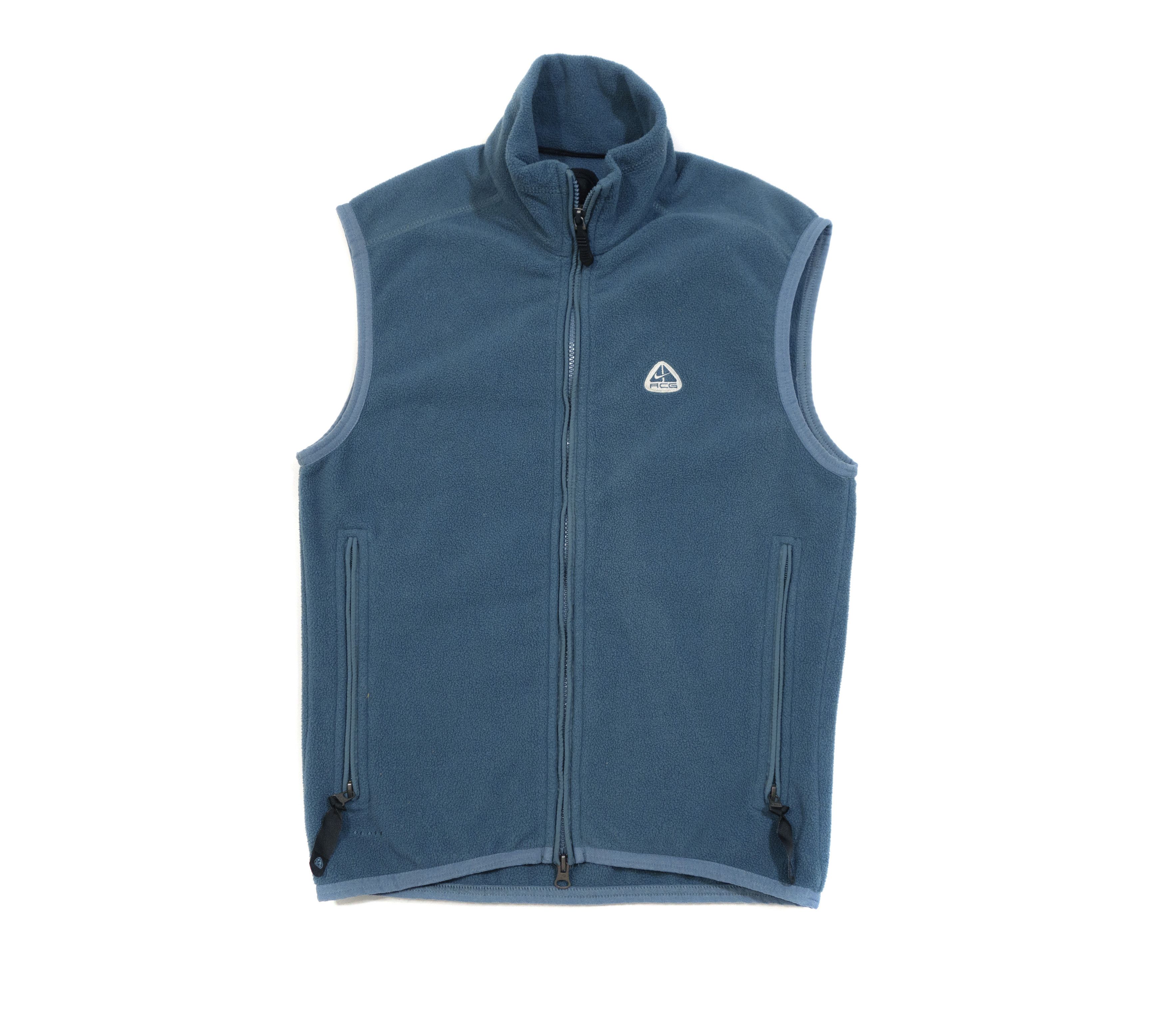 Nike ACG 90s Fleece Vest 2 Layer Vintage Size US S / EU 44-46 / 1 - 1 Thumbnail