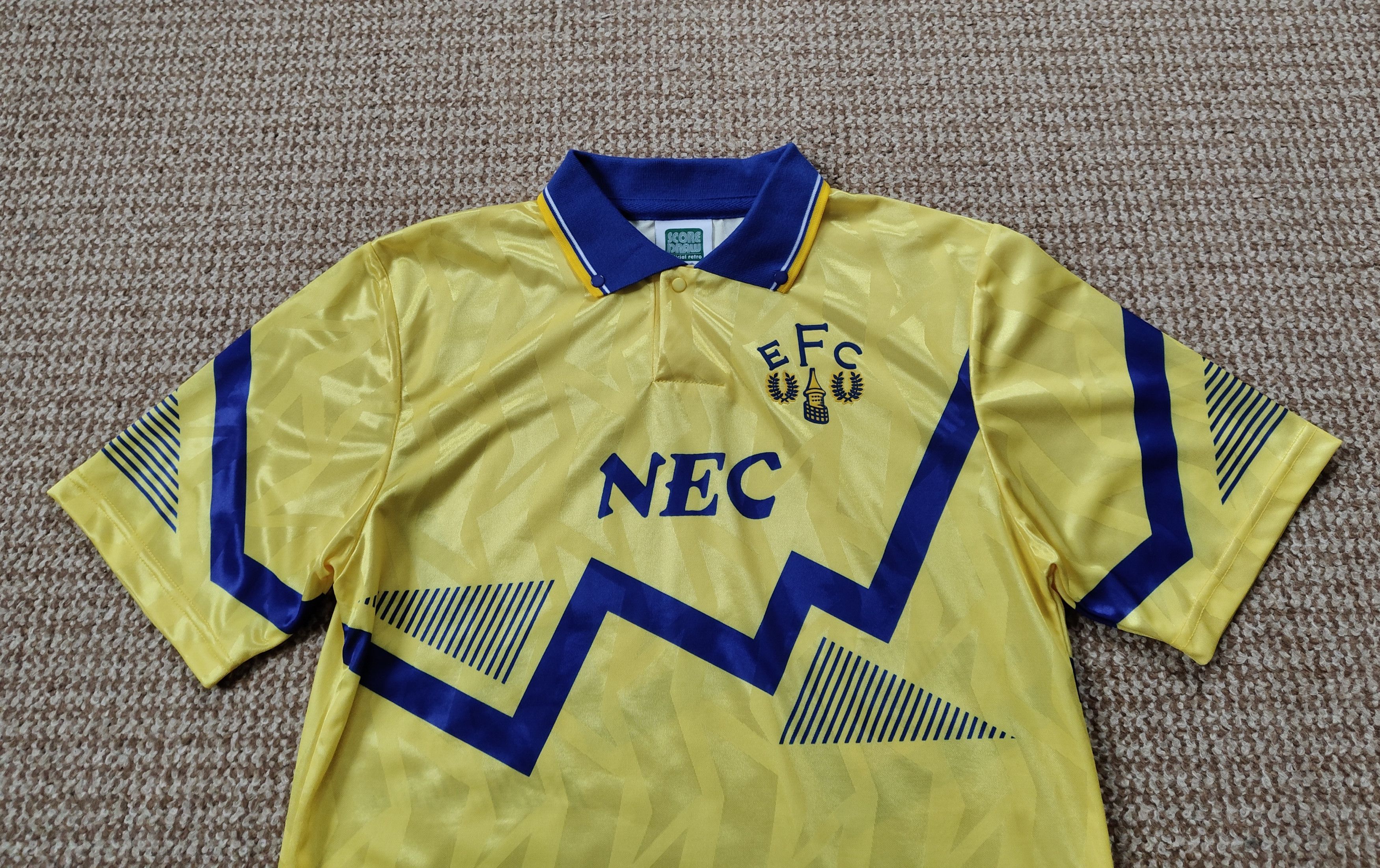 Vintage Vintage Everton 90s Retro Football Soccer Jersey NEC sz S Size US S / EU 44-46 / 1 - 3 Thumbnail