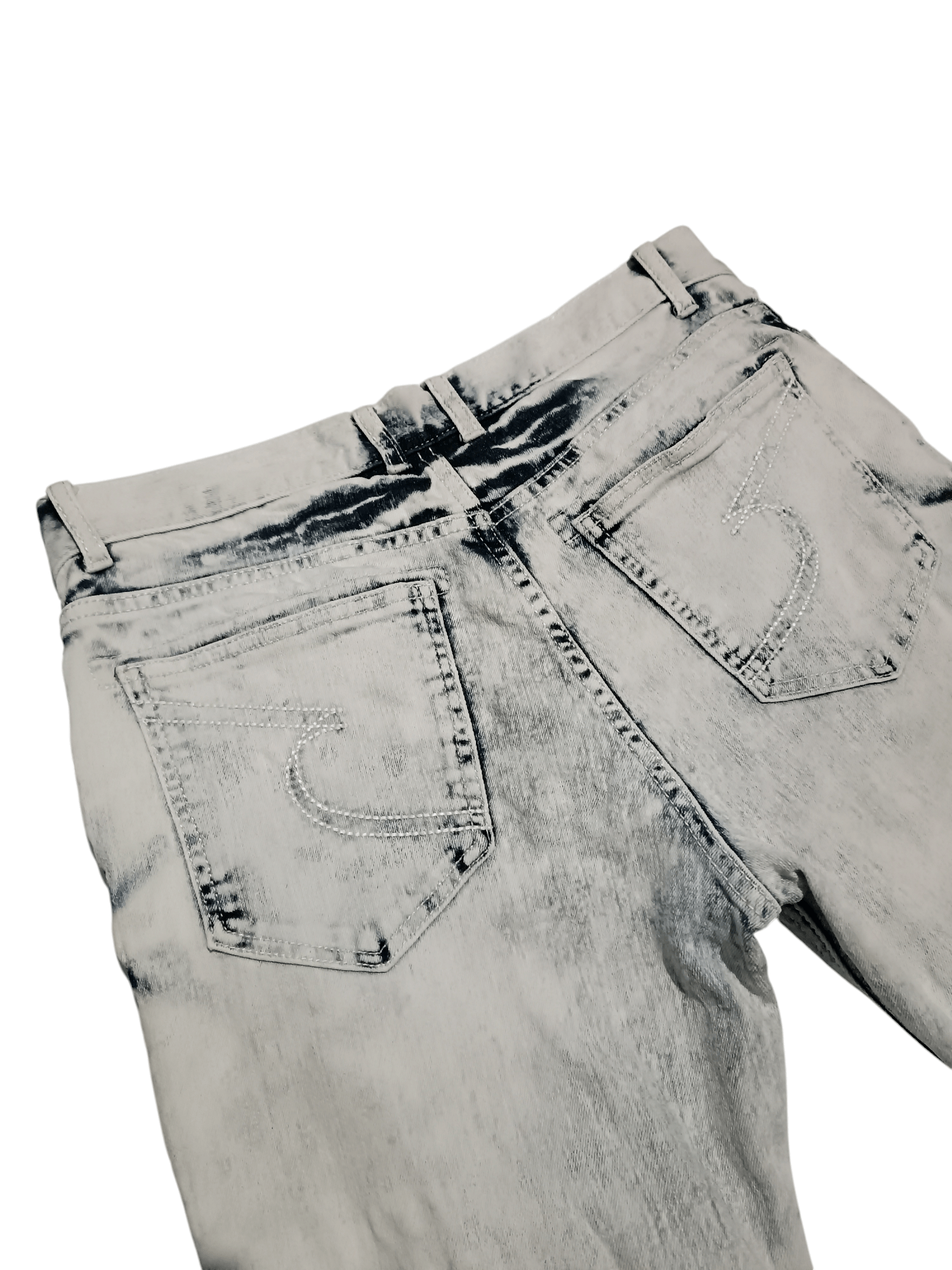 Japanese Brand × semanticdesign Sematic Design Acid Wash Denim Banana Pant Size US 31 - 2 Thumbnail