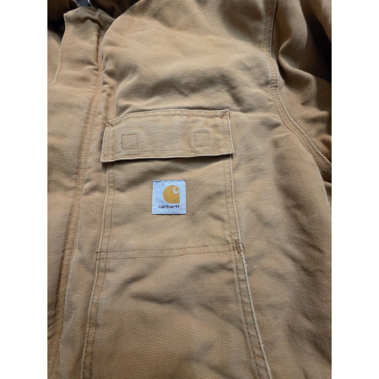 Carhartt Vintage Mens Carhartt C03 Tan Arctic Quilt Lined Canvas Size US XXL / EU 58 / 5 - 3 Thumbnail