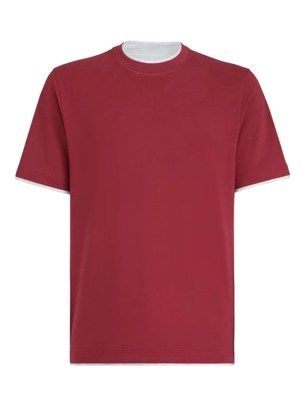 Brunello Cucinelli T-Shirt With Faux-Layering Size US XS / EU 42 / 0 - 1 Thumbnail