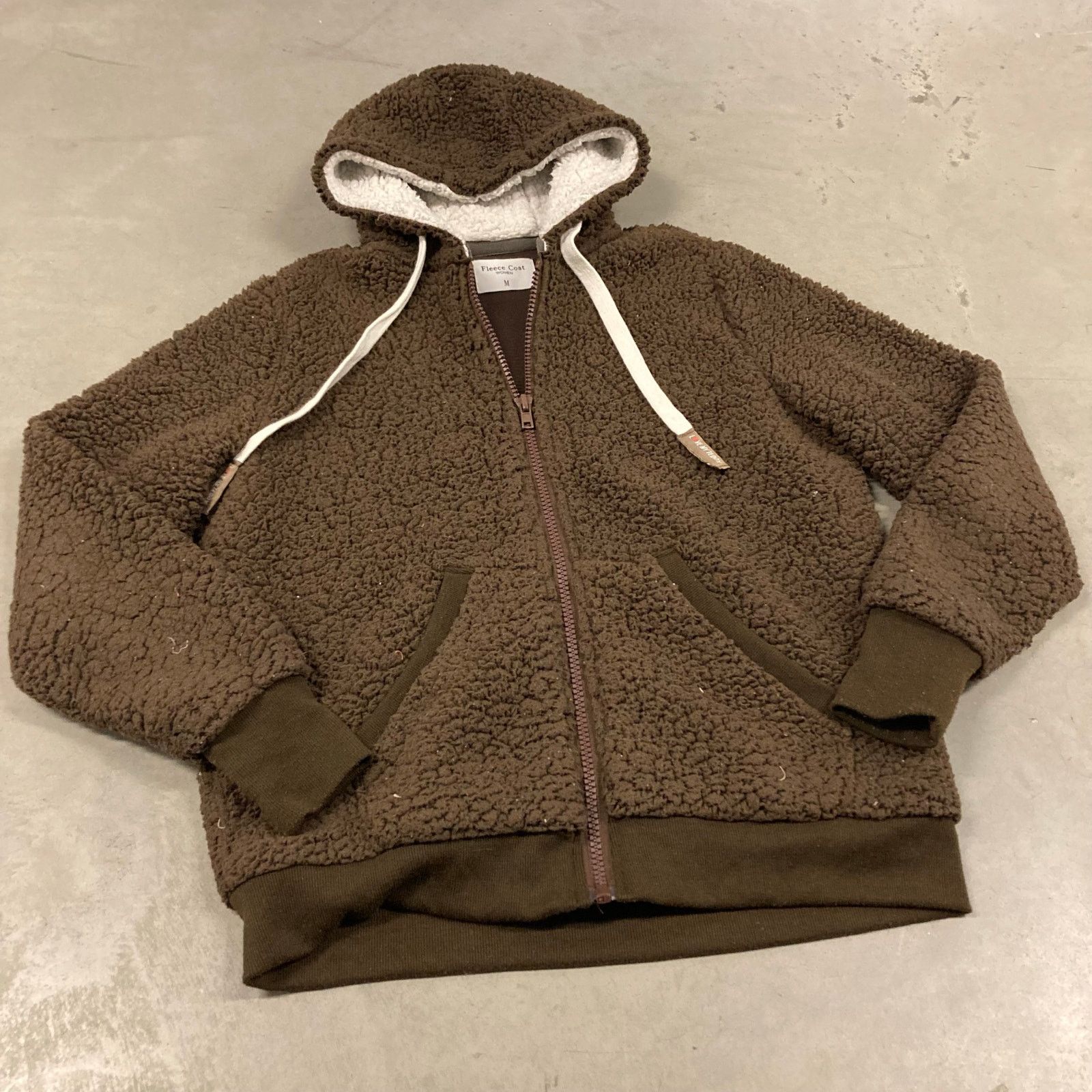 Vintage vintage y2k brown fur hoodie Size US M / EU 48-50 / 2 - 1 Thumbnail