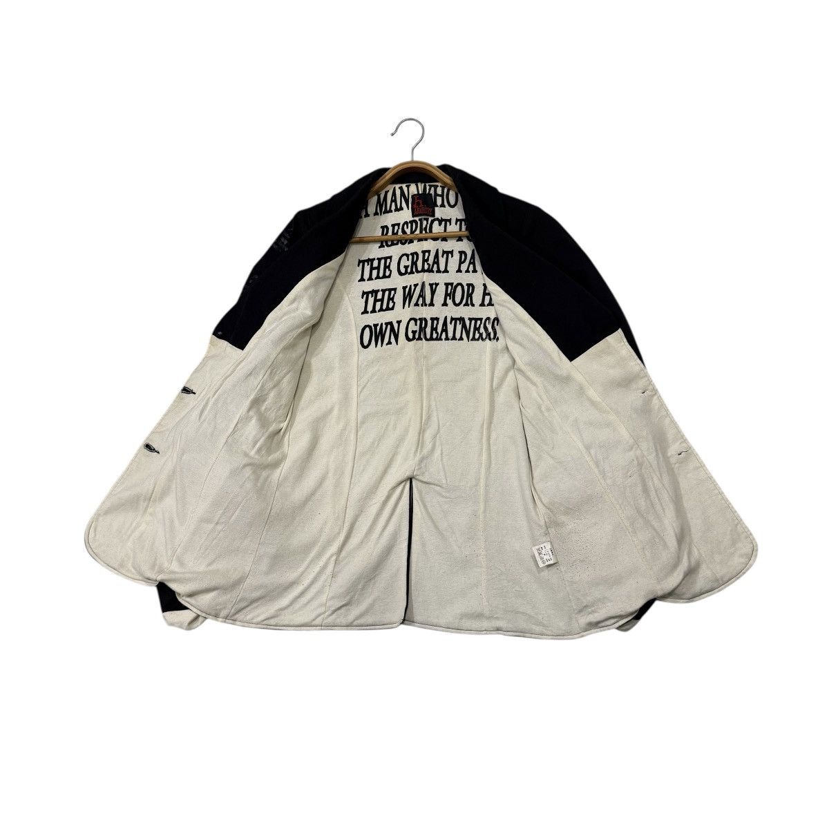 Le Grande Bleu (L.G.B.) Vintage H.Anarchy Wrinkled Seditionaries Buttons Jacket Size US M / EU 48-50 / 2 - 18 Thumbnail