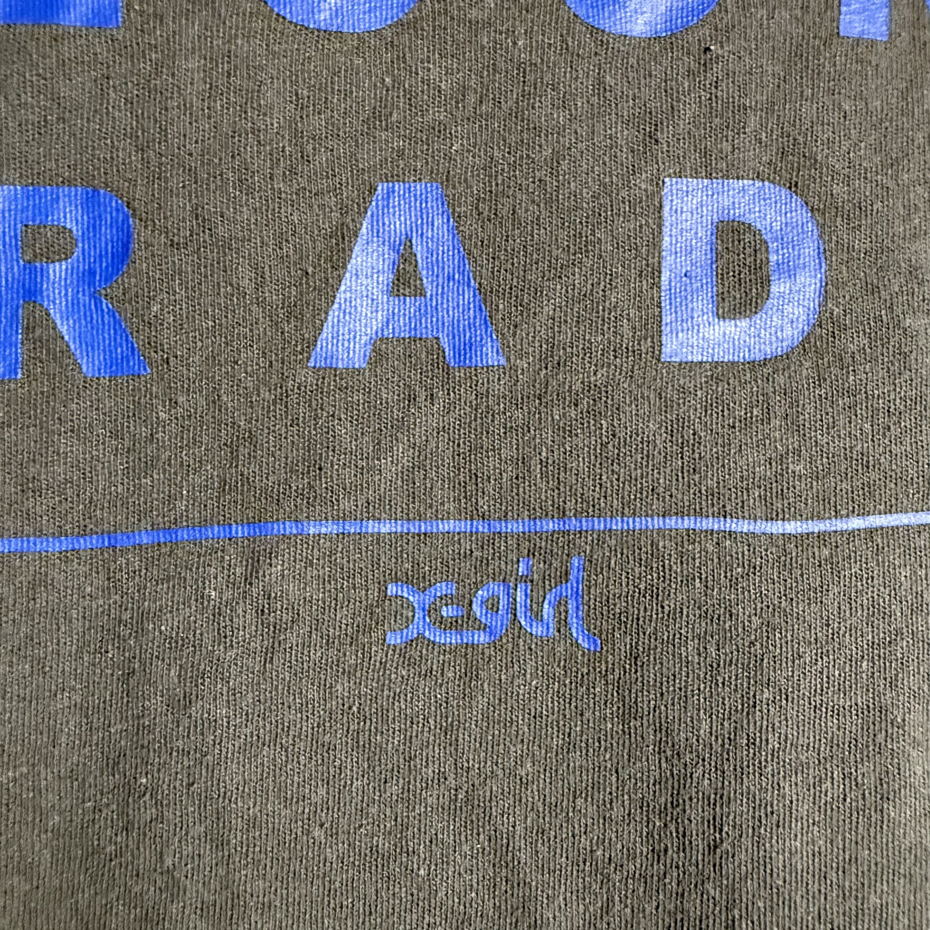 Japanese Brand 🔥RARE🔥 X-Girl POEM Think Rich, Look Bad Oversized T-shirt Size US L / EU 52-54 / 3 - 3 Thumbnail