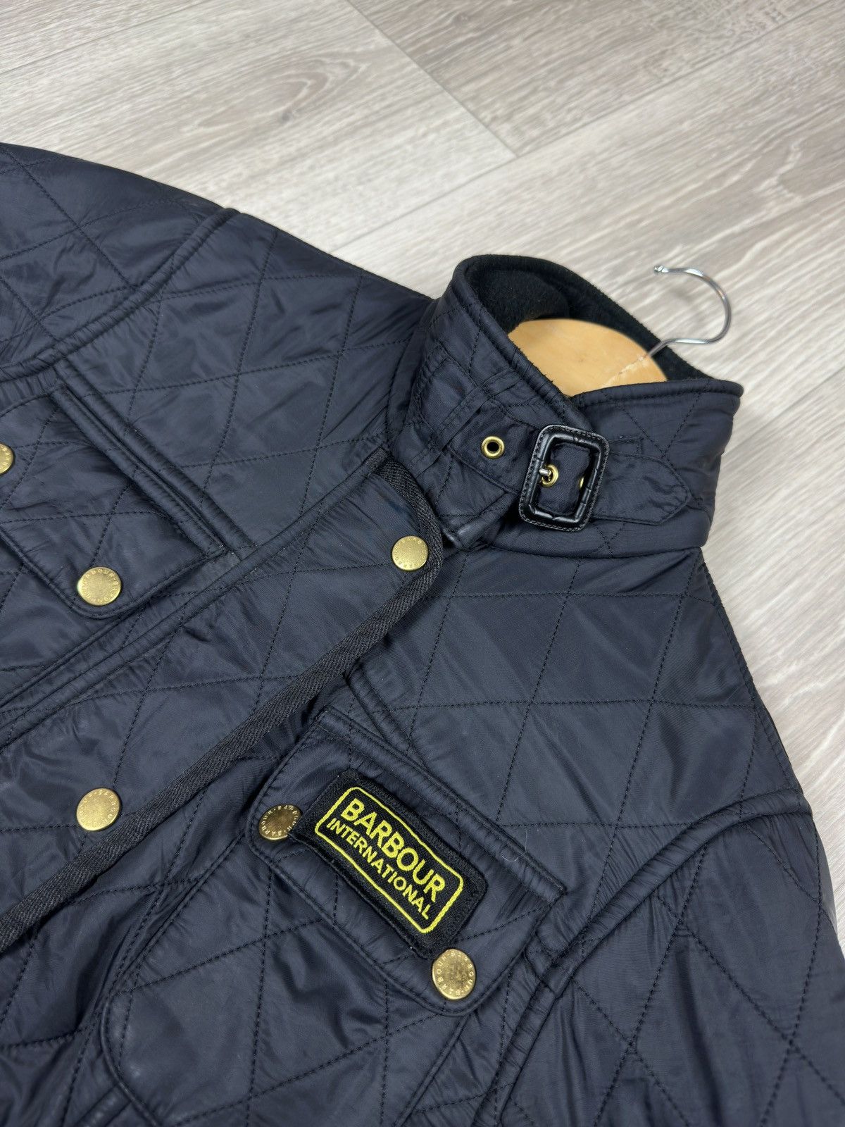 Barbour Barbour International Women Black Polarquilt Jacket Size 4 Size S / US 4 / IT 40 - 4 Thumbnail