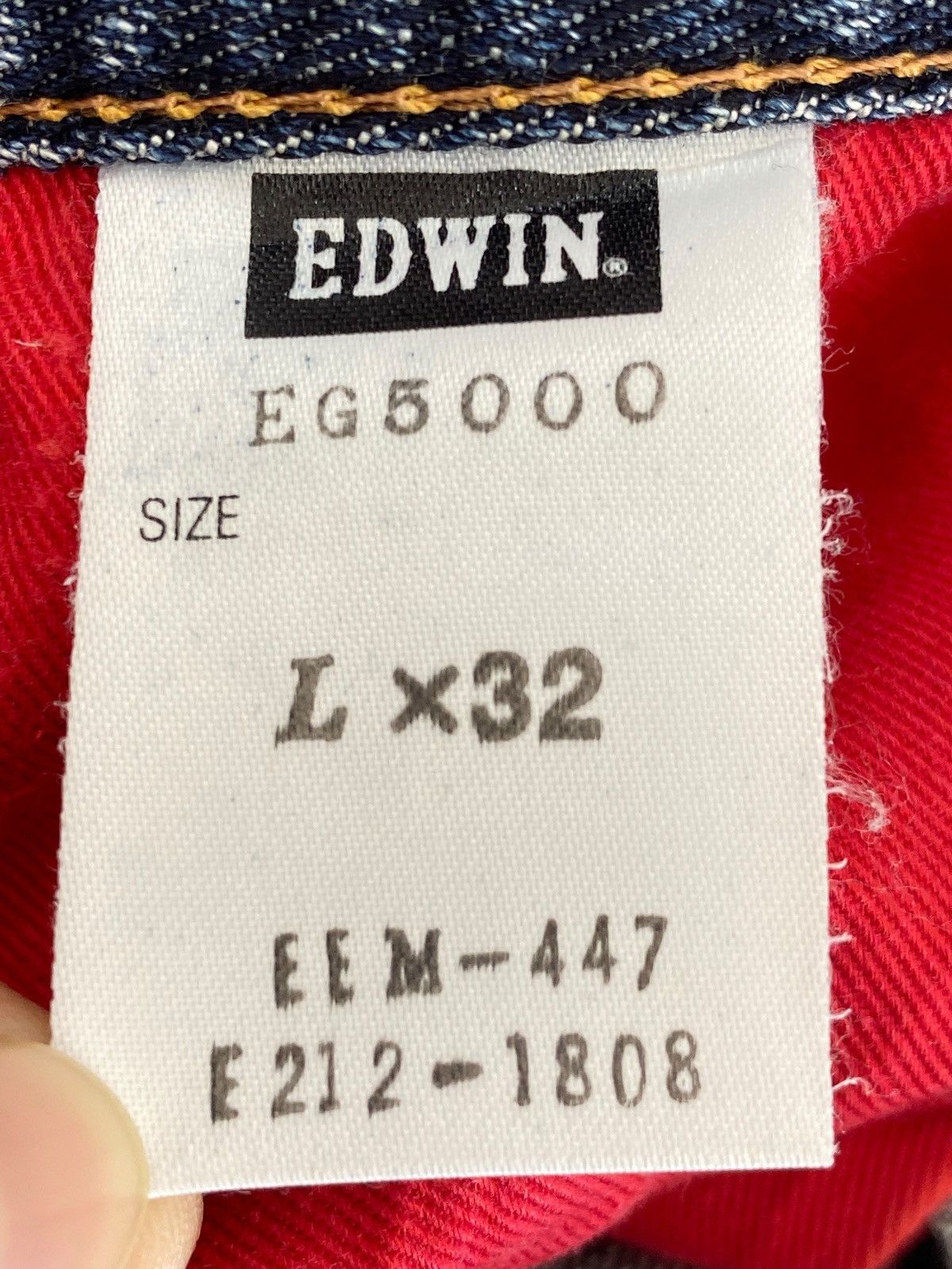 Edwin Edwin E-Function Faded Wash Style Twisted Leg Jeans Size US 32 / EU 48 - 12 Thumbnail
