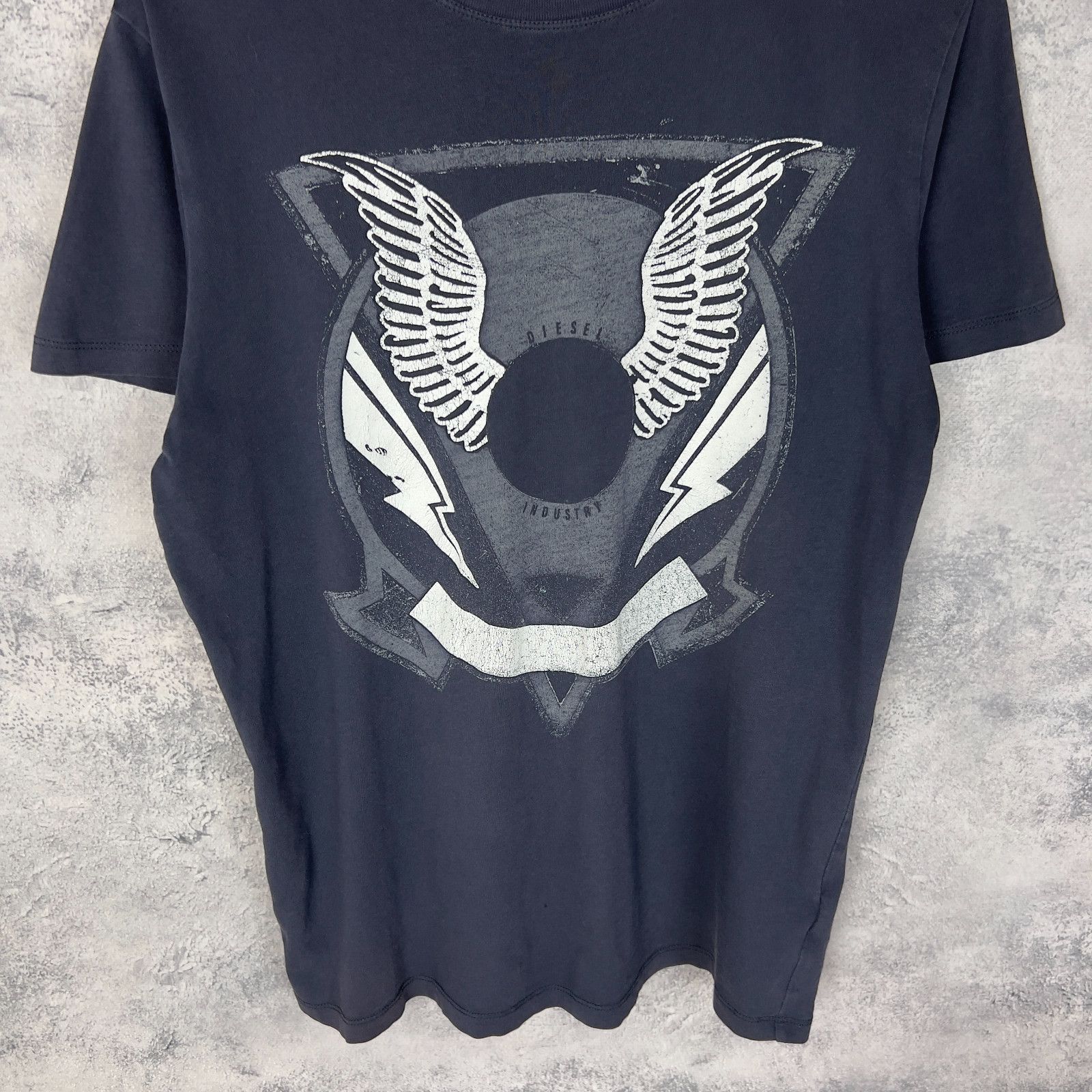 Diesel Diesel Tee Men's Size M Blue Cotton Short Sleeve ` Size US M / EU 48-50 / 2 - 3 Thumbnail