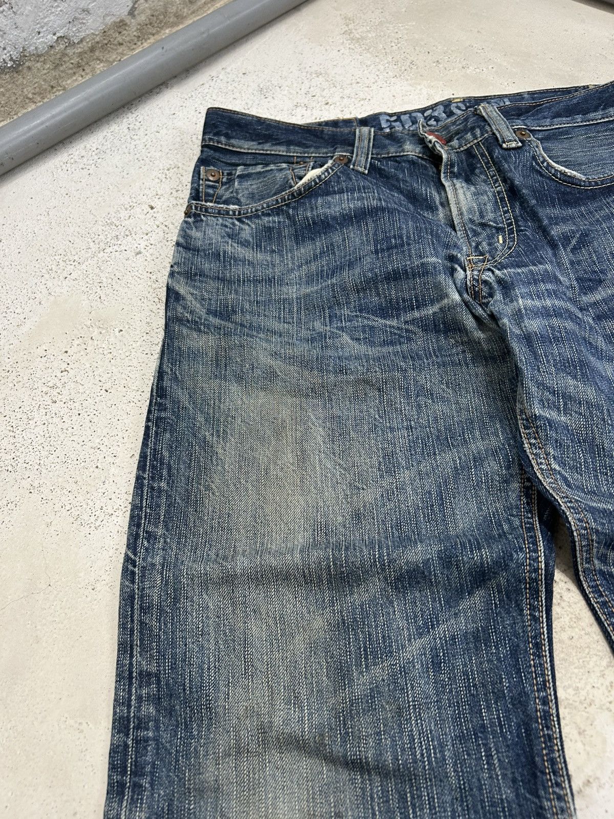 Le Grande Bleu (L.G.B.) Vintage Edwin Japan 503 Blue Trip Slim Whisker Washed Size US 32 / EU 48 - 12 Thumbnail