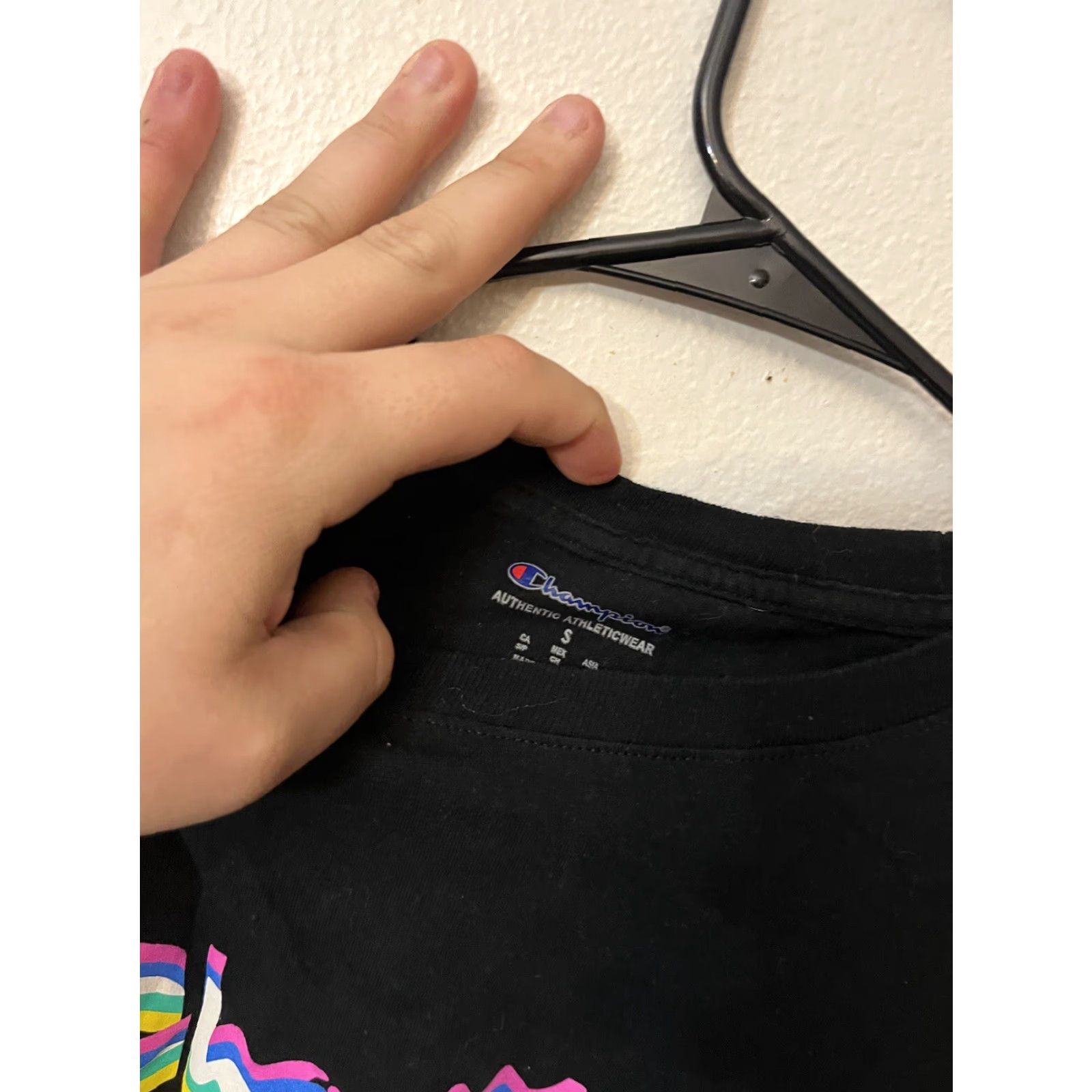 Champion VINTAGE Champion Long Sleeve Pullover T-Shirt Black Small Mens Size US S / EU 44-46 / 1 - 2 Thumbnail