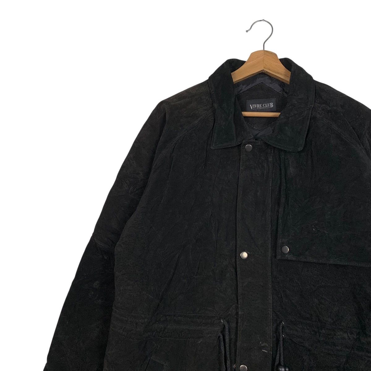 Japanese Brand Japanese Brand Vivre Club Suede Leather Jacket Size US M / EU 48-50 / 2 - 6 Thumbnail