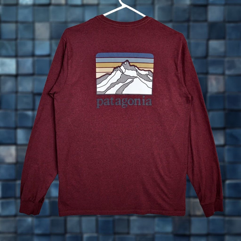 Patagonia Patagonia Tee Mens S Red Regular Fit Men Responsiblli Long sleeve Size Size US S / EU 44-46 / 1 - 1 Thumbnail