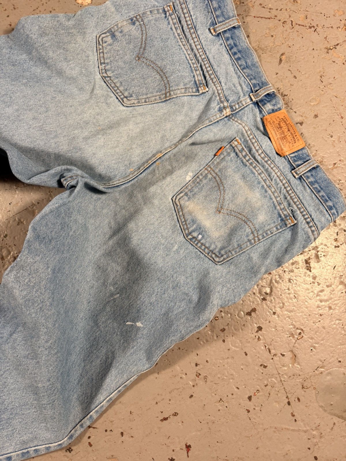 Levi's Vintage Paint Splash Classic Orange Tag Levi Denim Pants Size US 36 / EU 52 - 7 Thumbnail