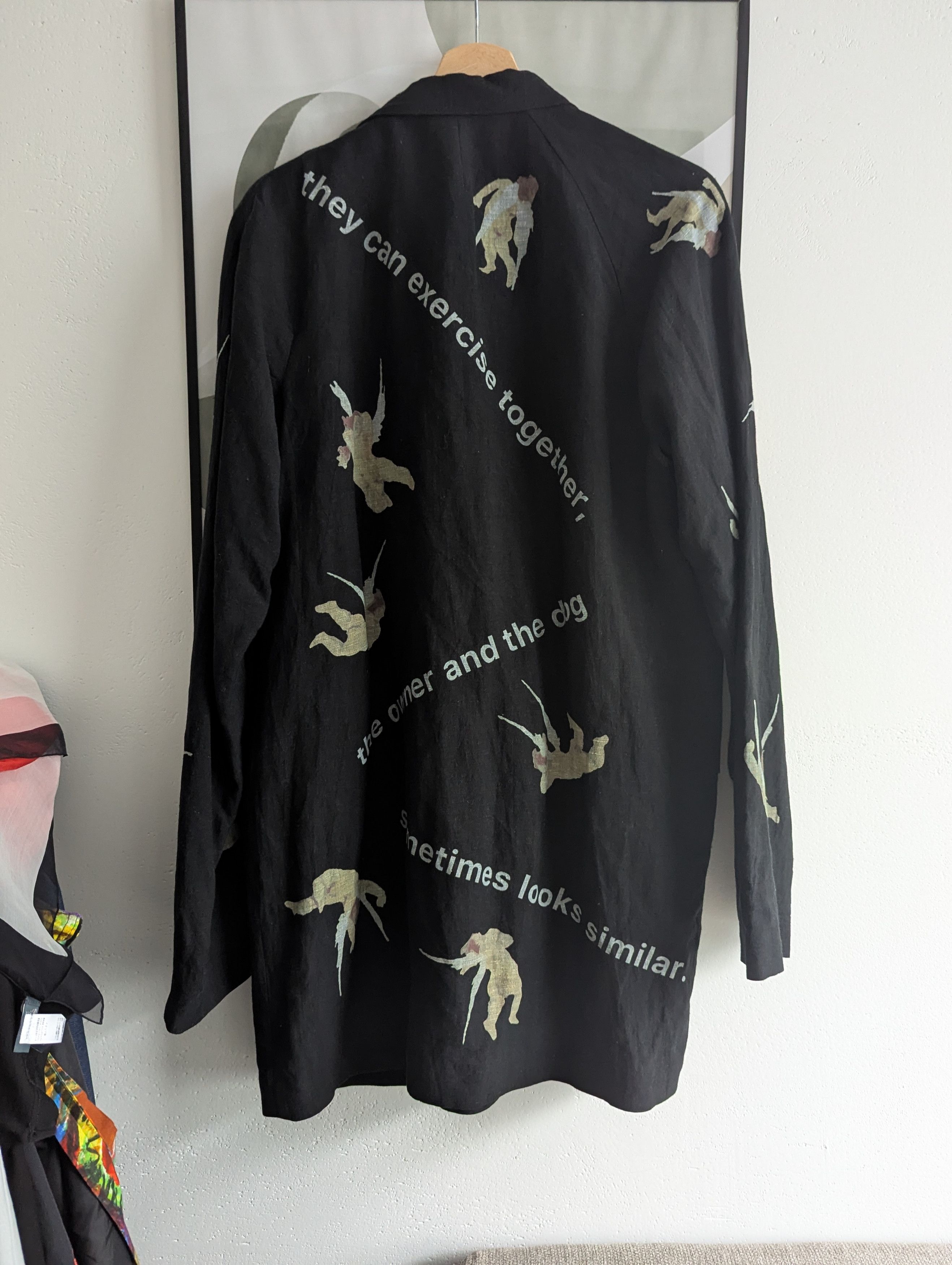 Yohji Yamamoto Yohji Yamamoto pour homme angel patern jacket Size US L / EU 52-54 / 3 - 3 Thumbnail